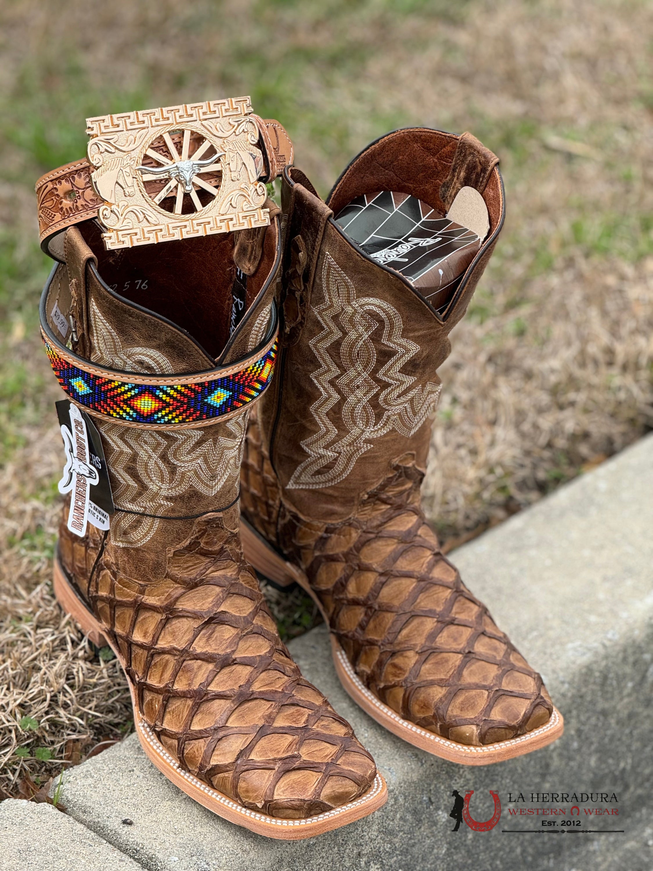 Ranchers Bigbass Caramel Palash Zac Botas Hombres