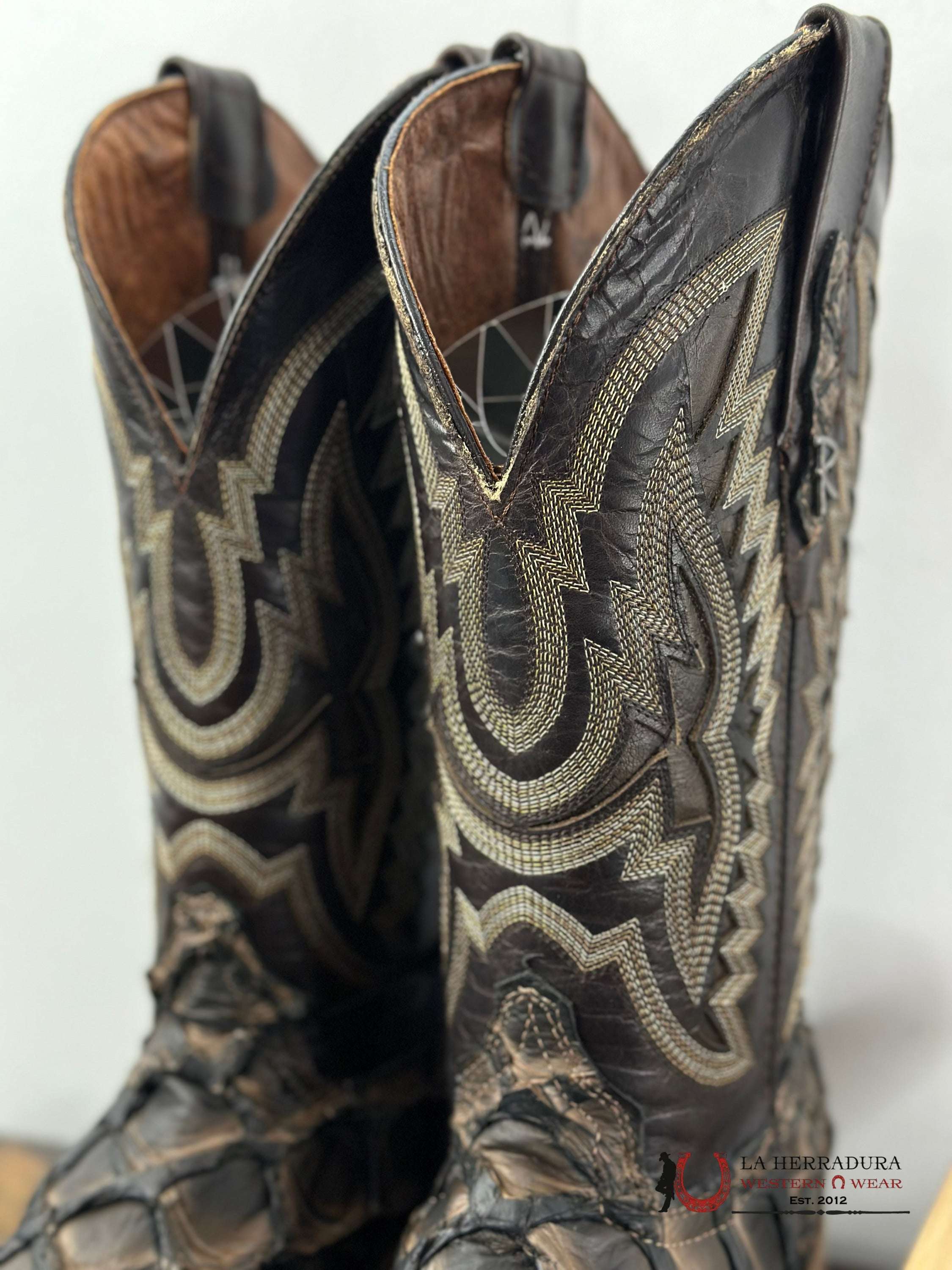 Ranchers Bigbass Caramel Black Rise Wild Mezcal Boot Botas Hombres