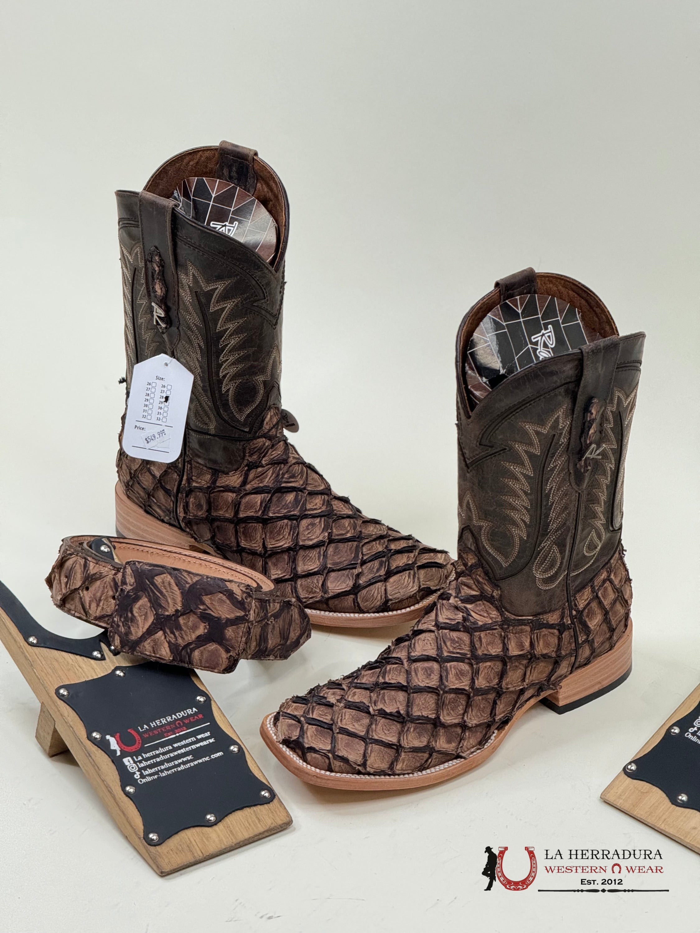 Ranchers Bigbass Charuto Md Brown Laramie Botas Hombres