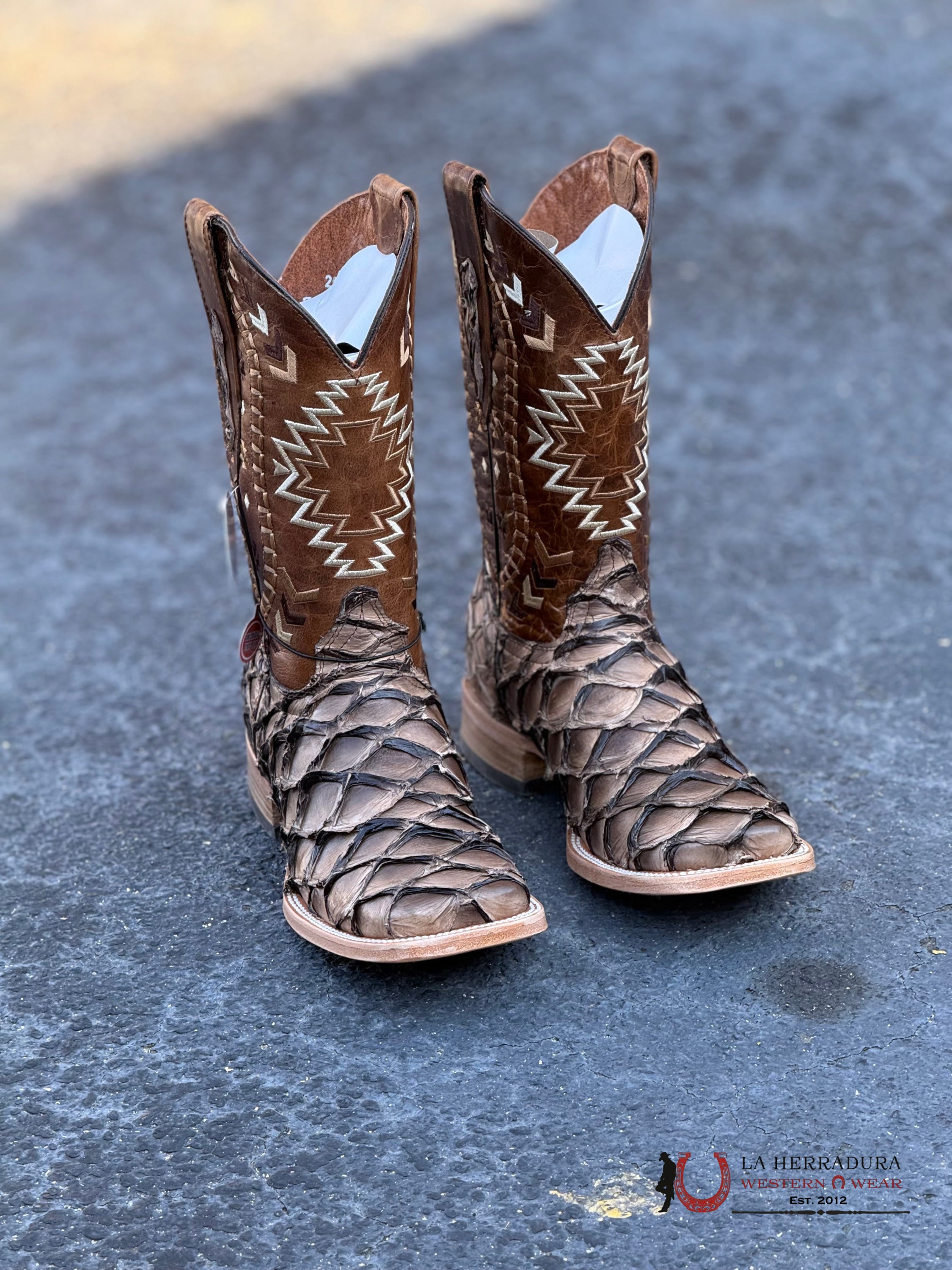 Ranchers Bigbass Iced Cofee Shine Bicolor Cherokee Boot Botas Hombres