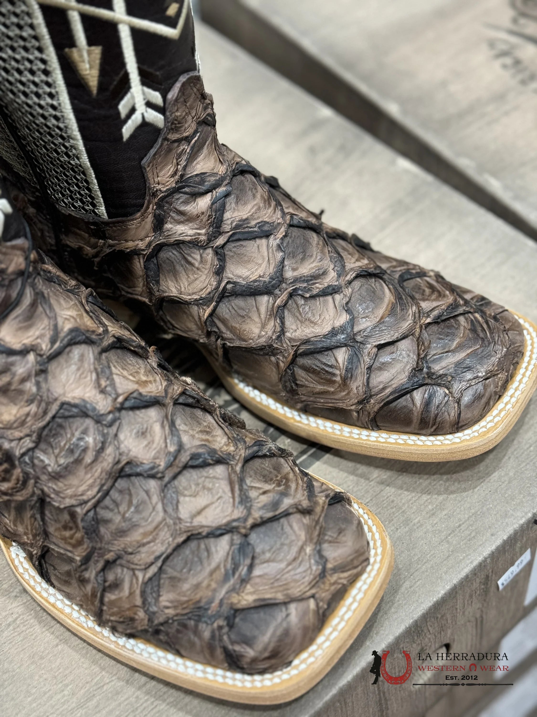 Ranchers Bigbass Tobacco Mustang Dgd Tigua Boot Botas Hombres