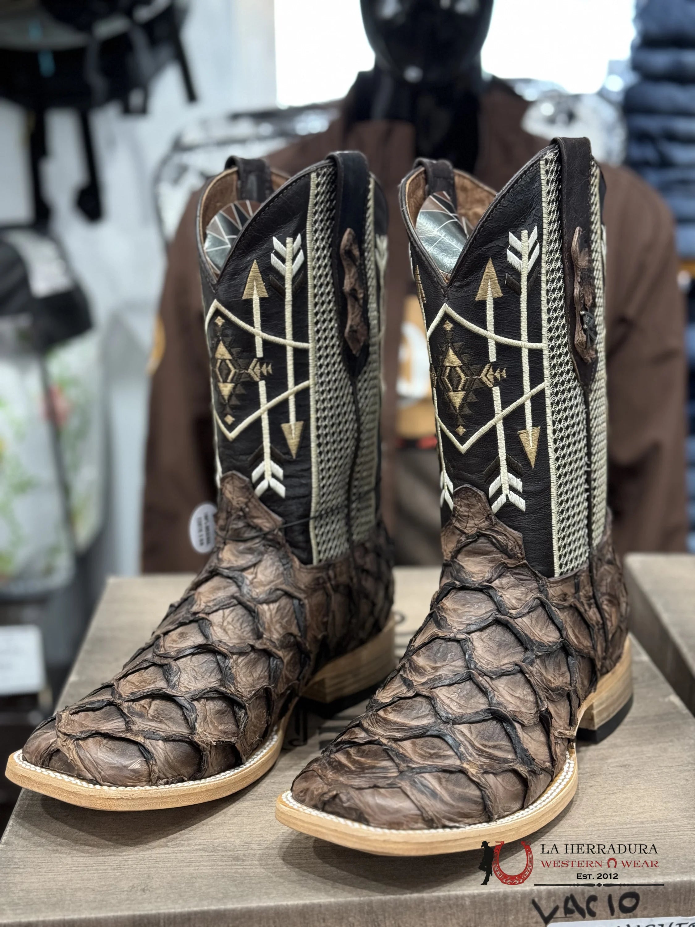 Ranchers Bigbass Tobacco Mustang Dgd Tigua Boot Botas Hombres