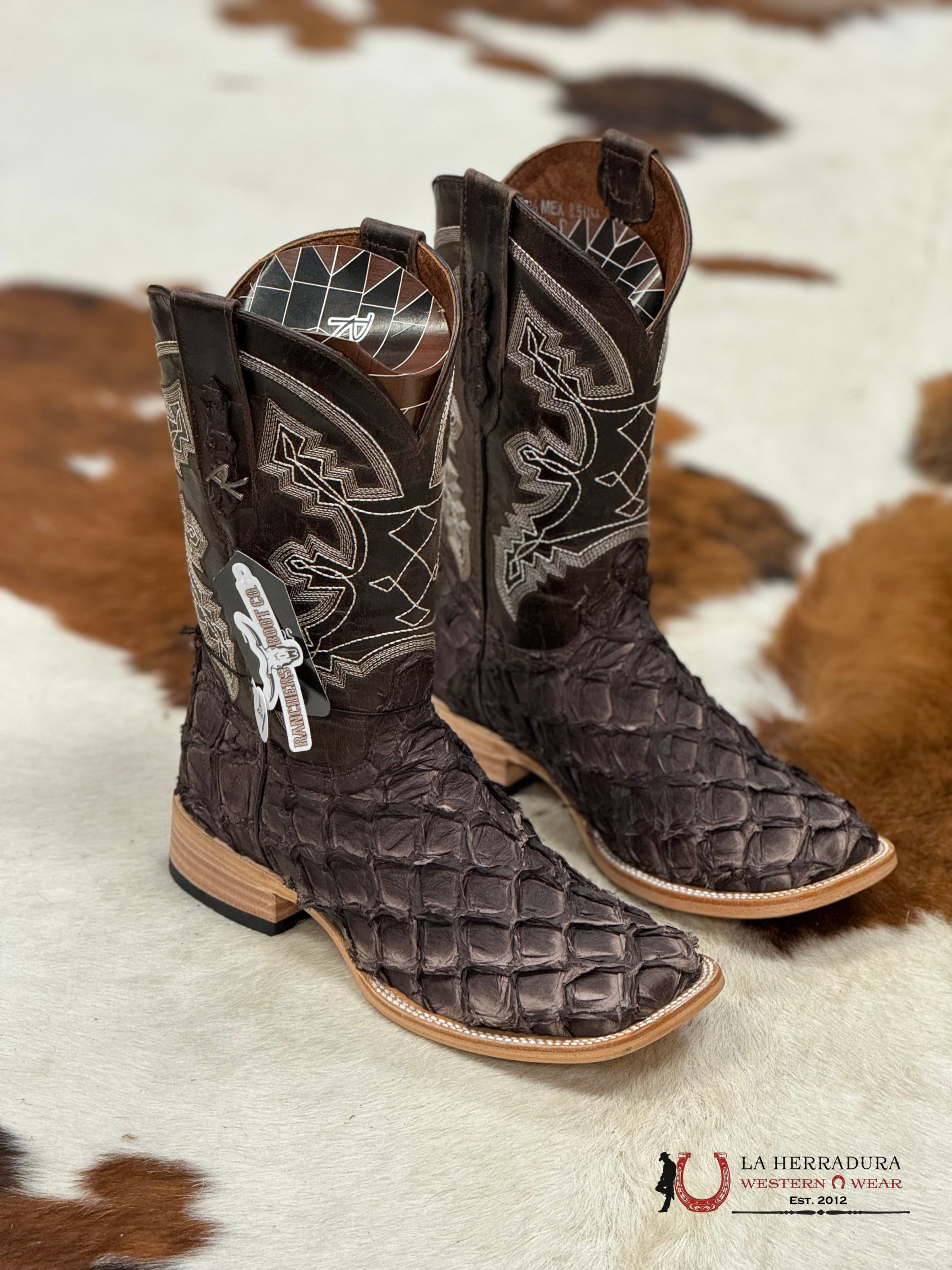 Ranchers Big Bass Puse Obs Brown Santa Fe Botas Hombres