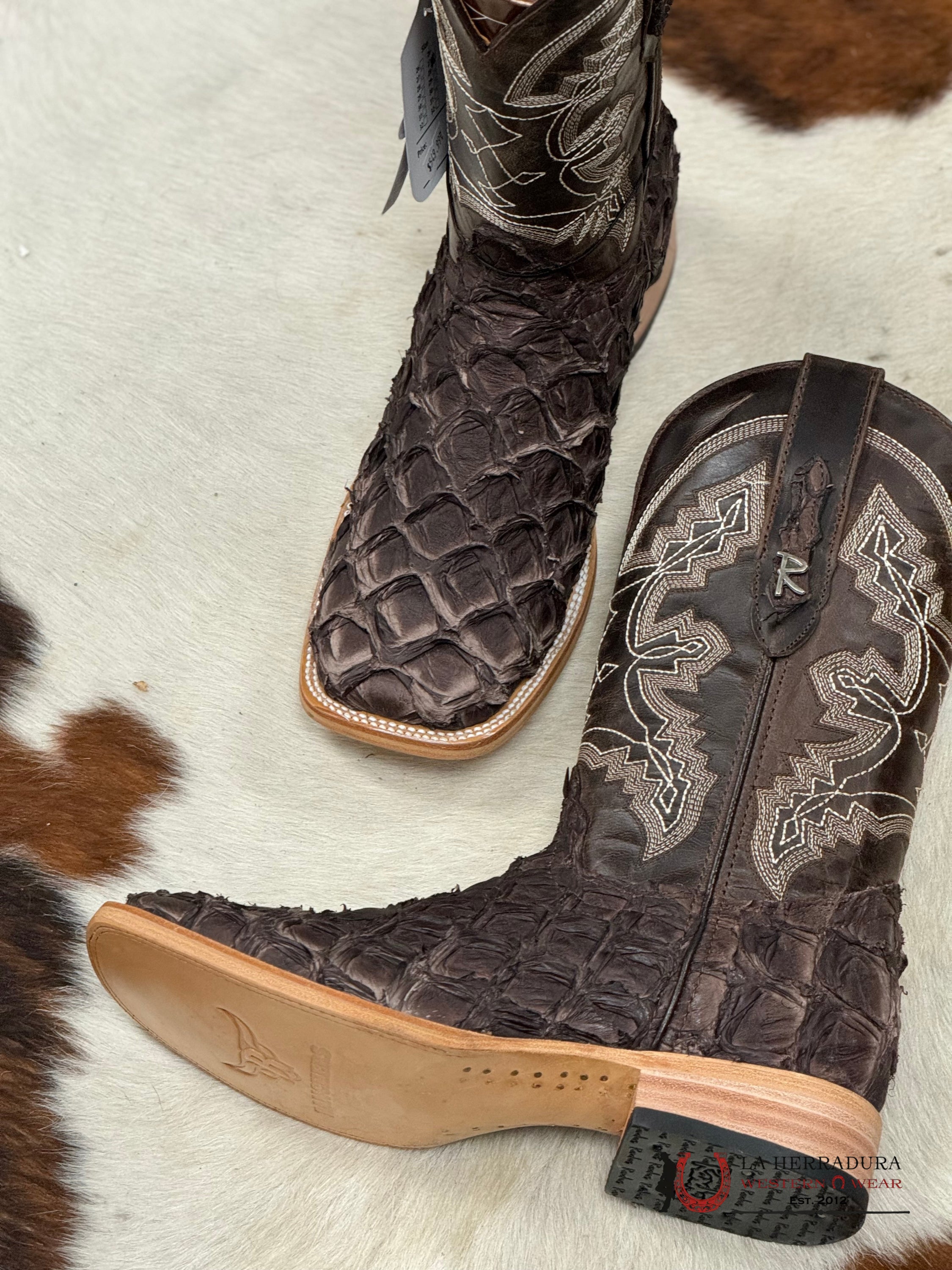 Ranchers Big Bass Puse Obs Brown Santa Fe Botas Hombres