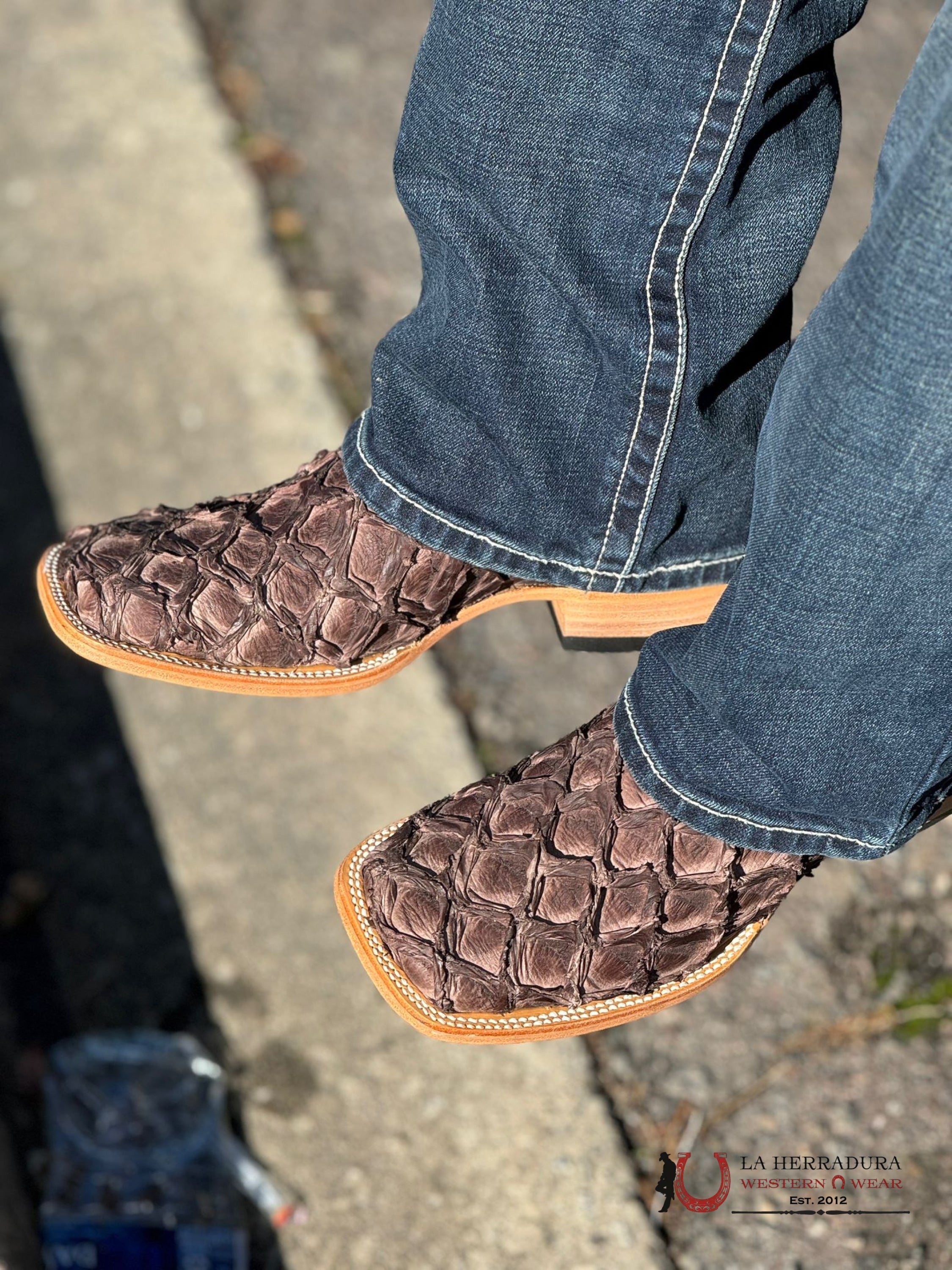 Ranchers Big Bass Puse Obs Brown Santa Fe Botas Hombres