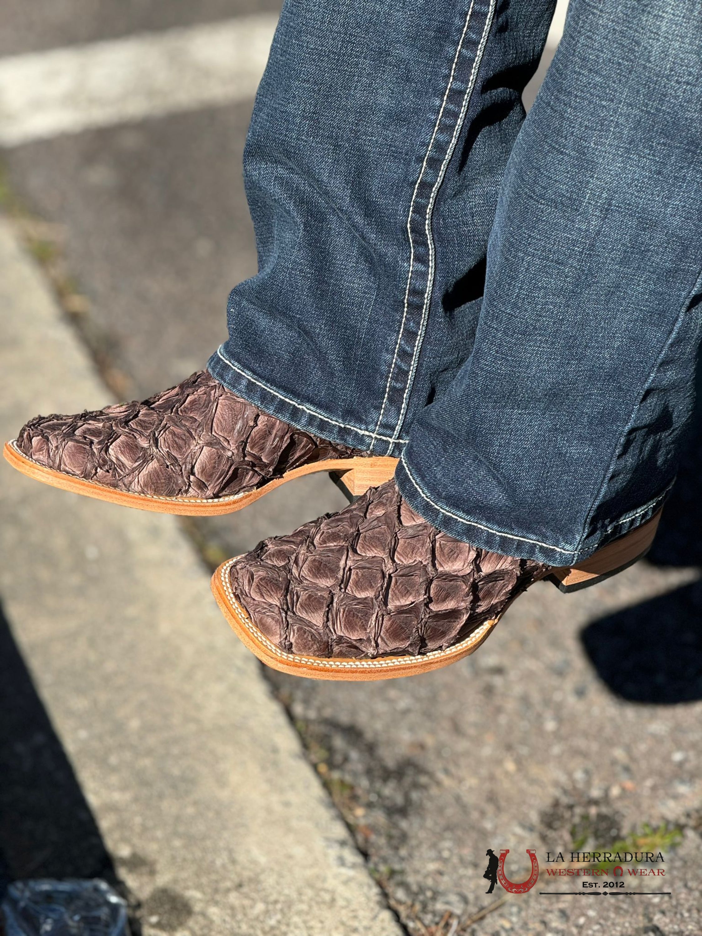 Ranchers Big Bass Puse Obs Brown Santa Fe Botas Hombres