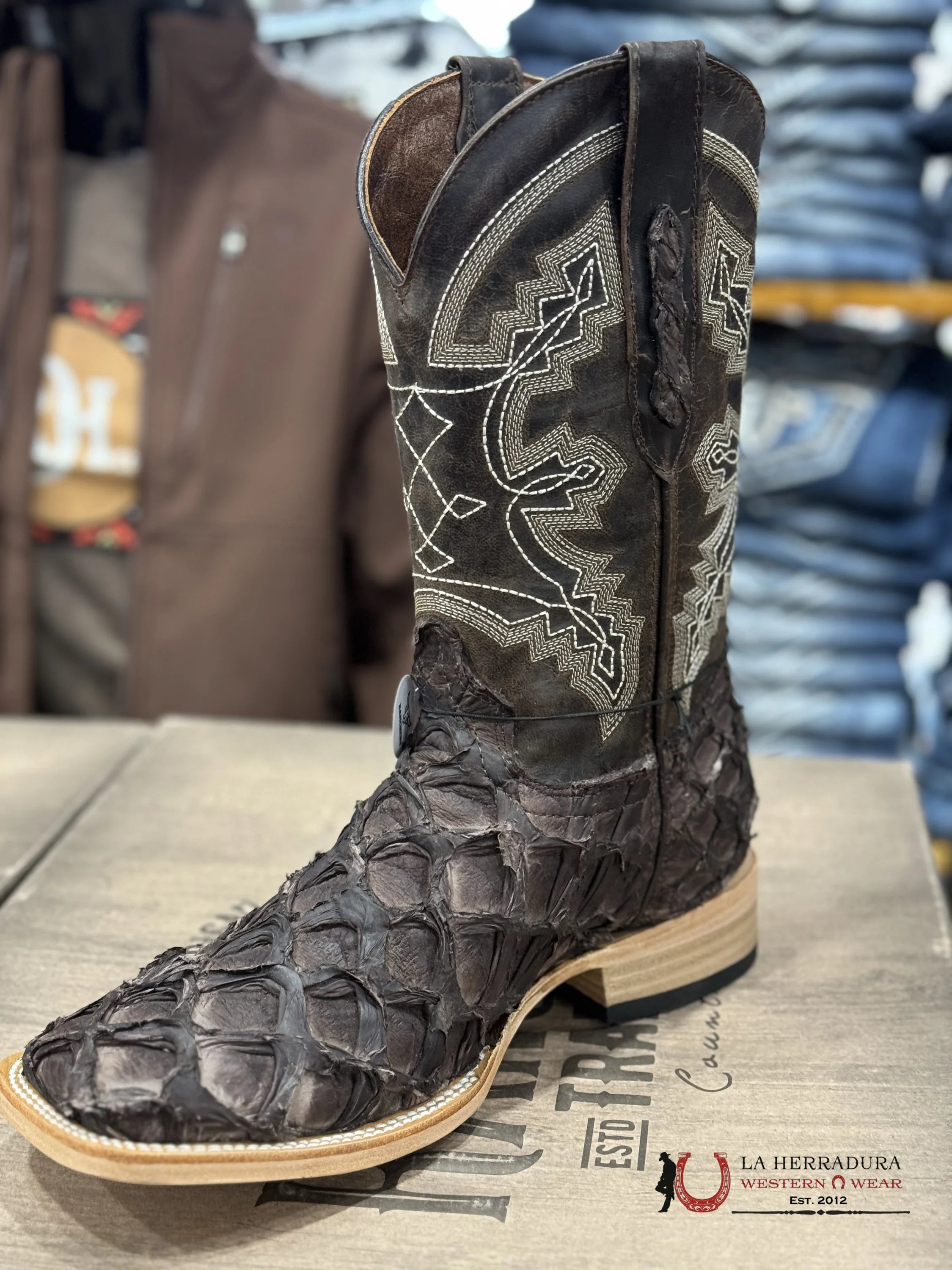 Ranchers Big Bass Puse Obs Brown Santa Fe Botas Hombres
