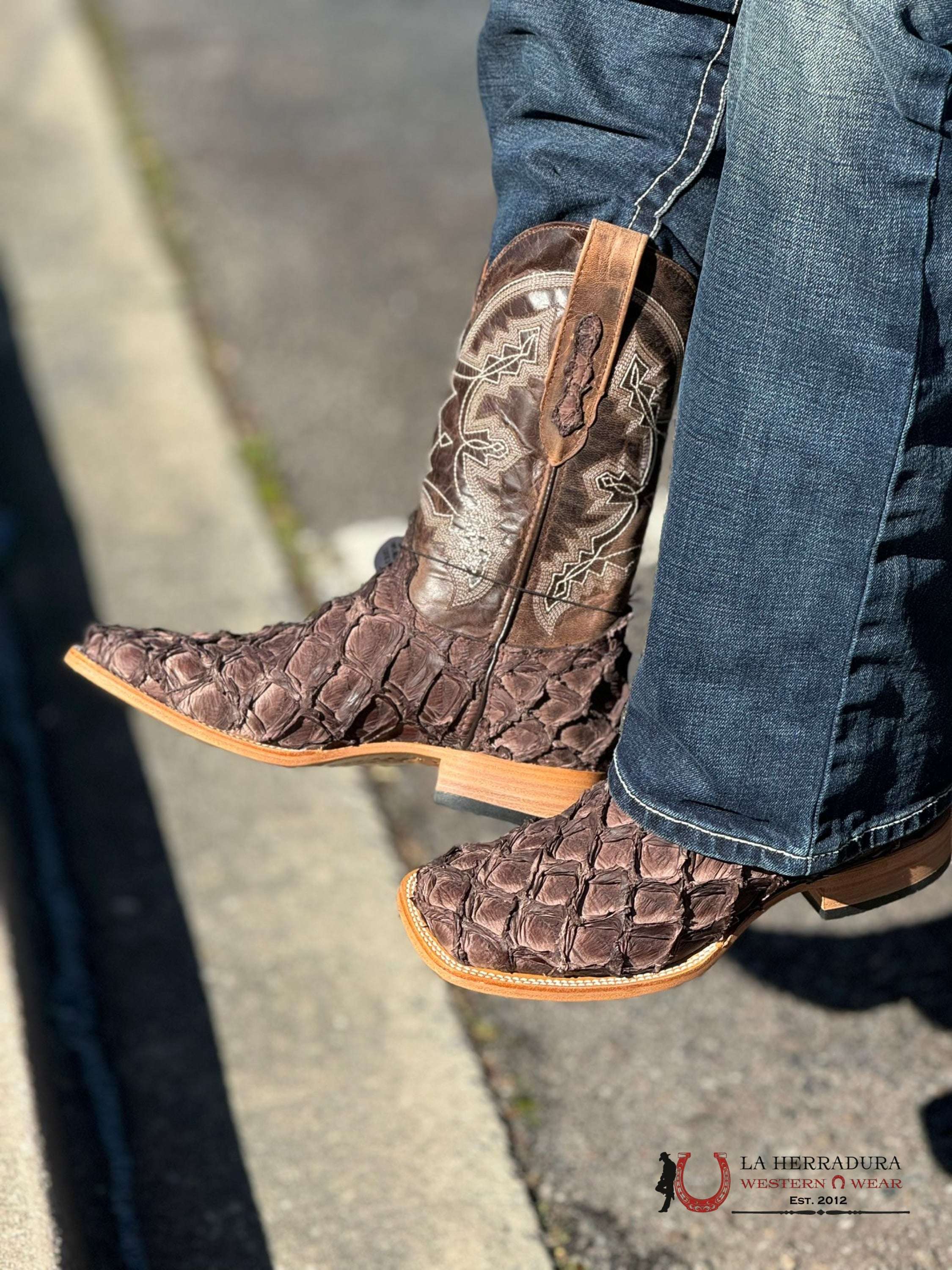 Ranchers Big Bass Puse Obs Brown Santa Fe Botas Hombres
