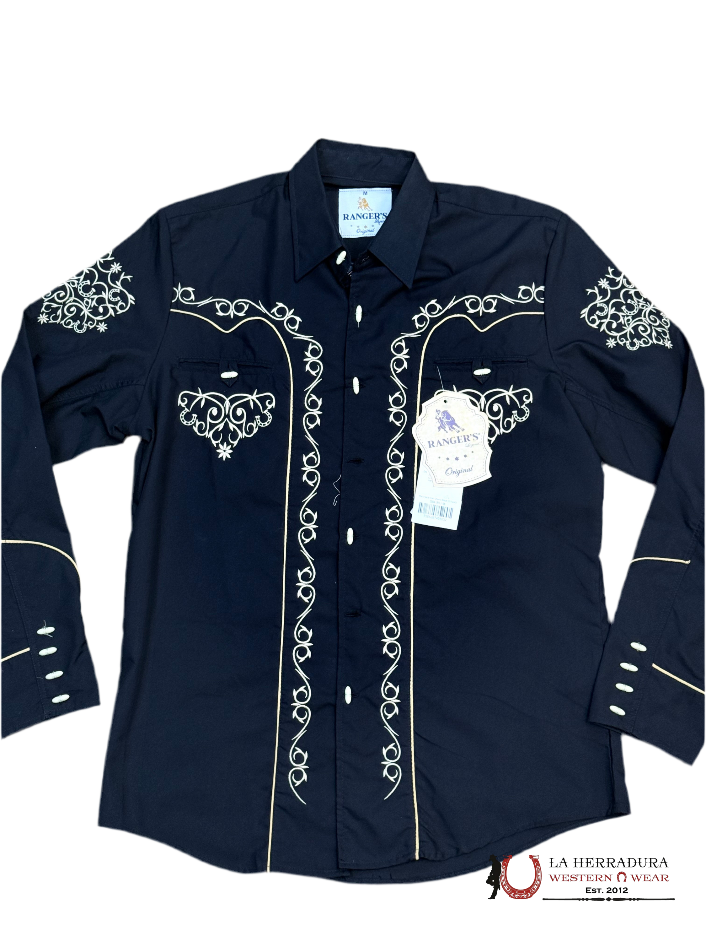 Rancher’s Men Charro Black 027CA01 ROPA HOMBRES
