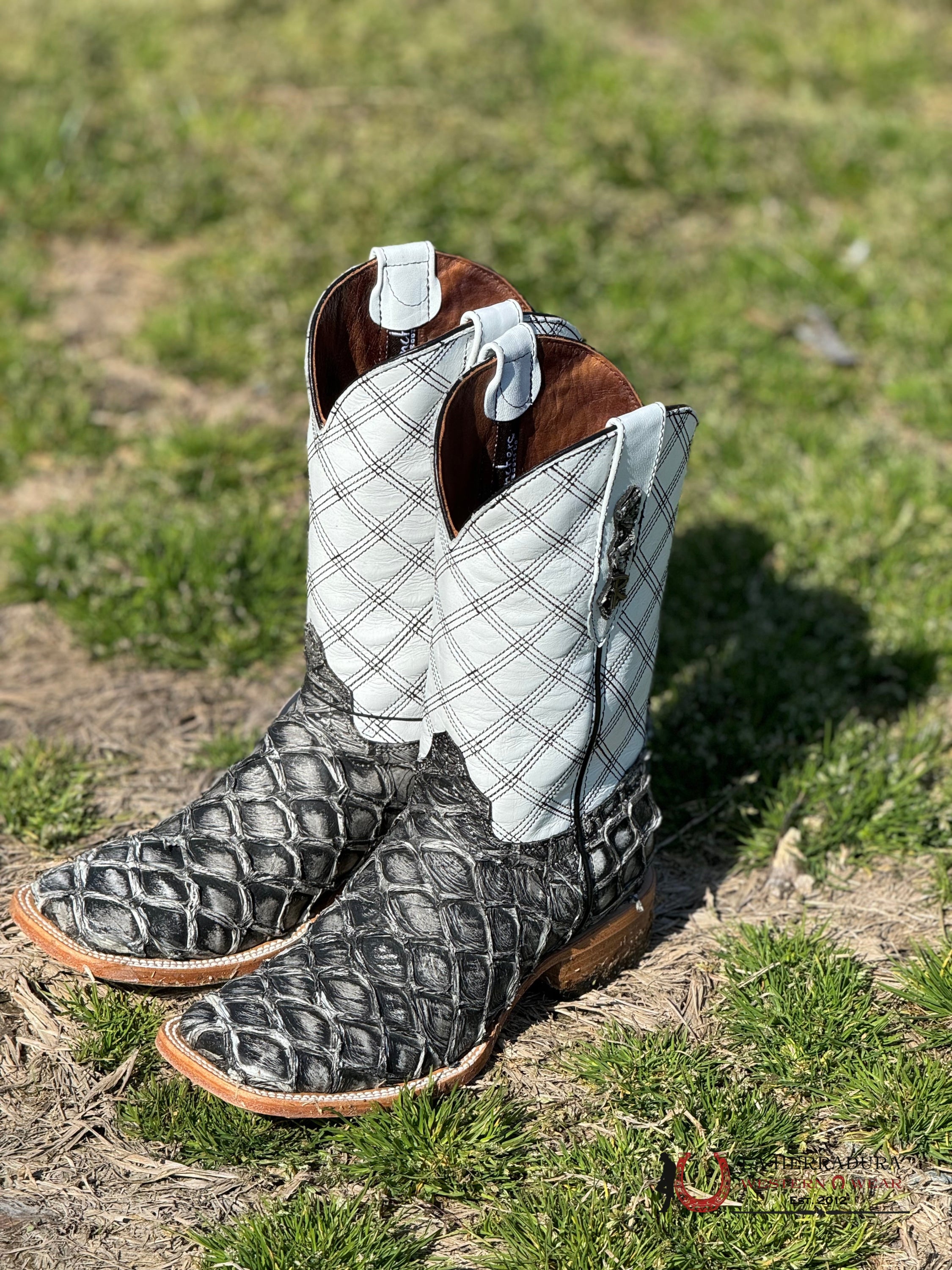 Ranchers Pirarucu/Pescado Original Big Bass Ghost Maya Dark Grey Botas Hombres