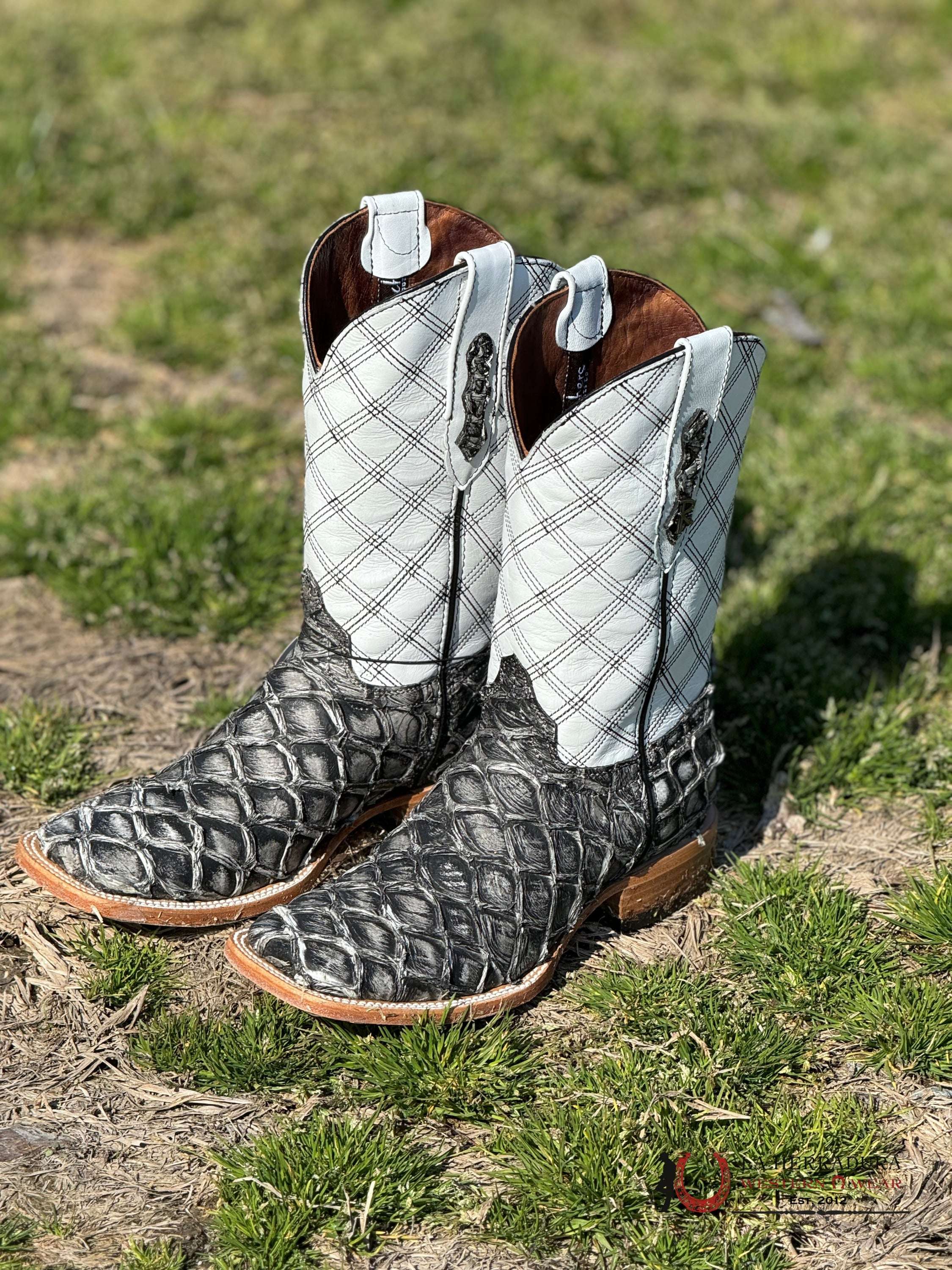 Ranchers Pirarucu/Pescado Original Big Bass Ghost Maya Dark Grey Botas Hombres