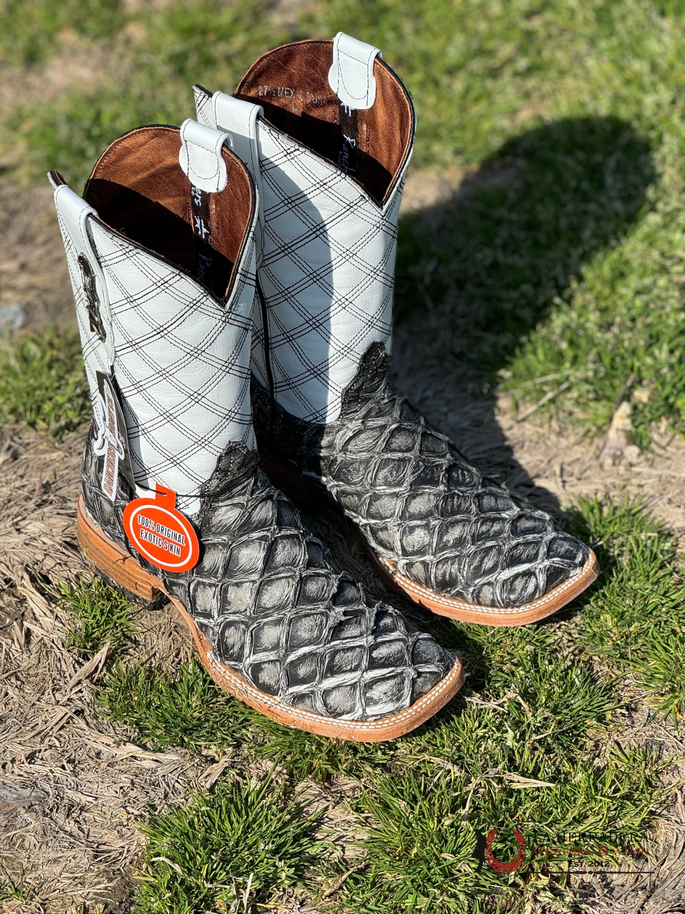 Ranchers Pirarucu/Pescado Original Big Bass Ghost Maya Dark Grey Botas Hombres