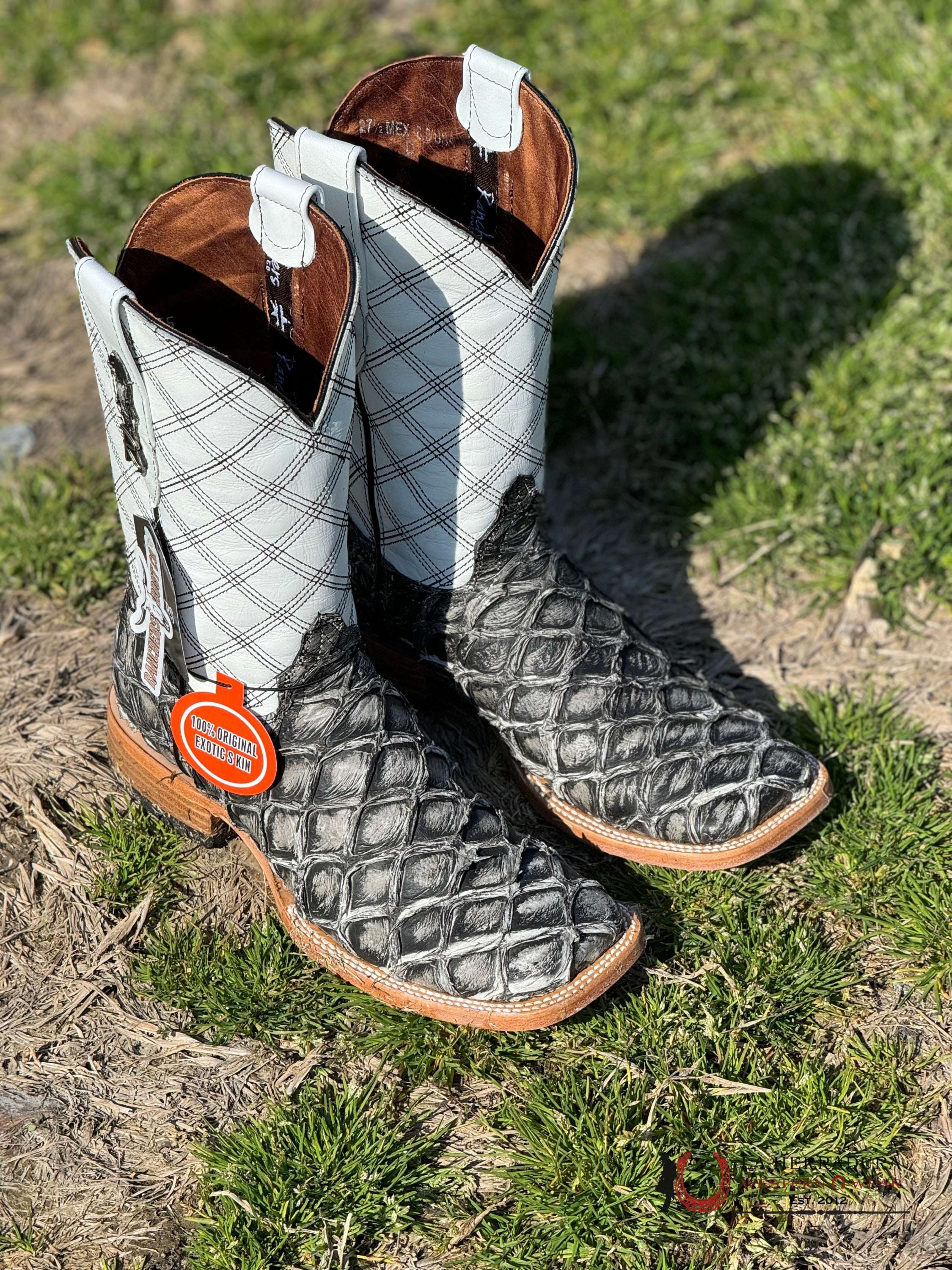 Ranchers Pirarucu/Pescado Original Big Bass Ghost Maya Dark Grey Botas Hombres