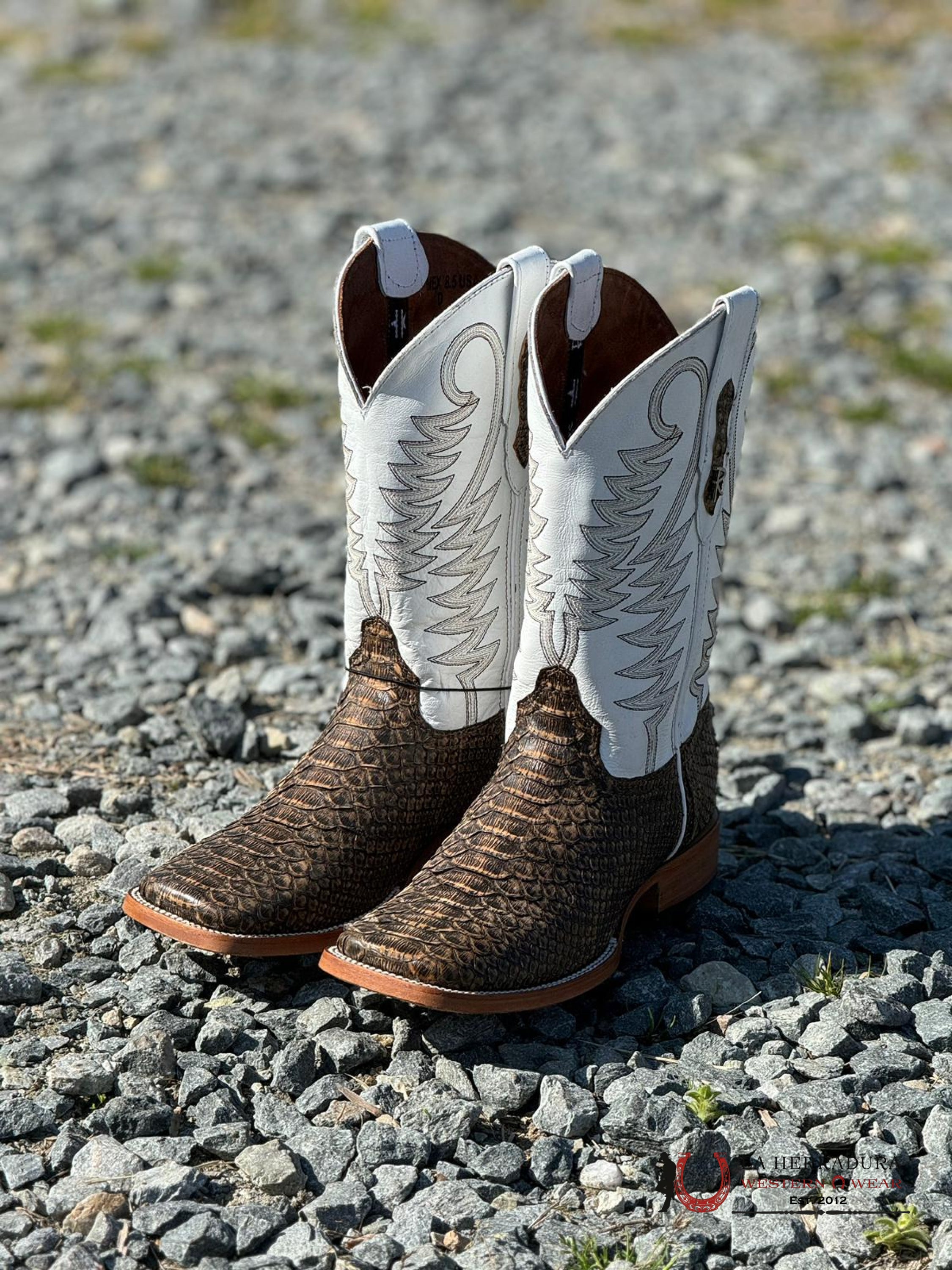 Ranchers Python Umber Campeche Botas Hombres