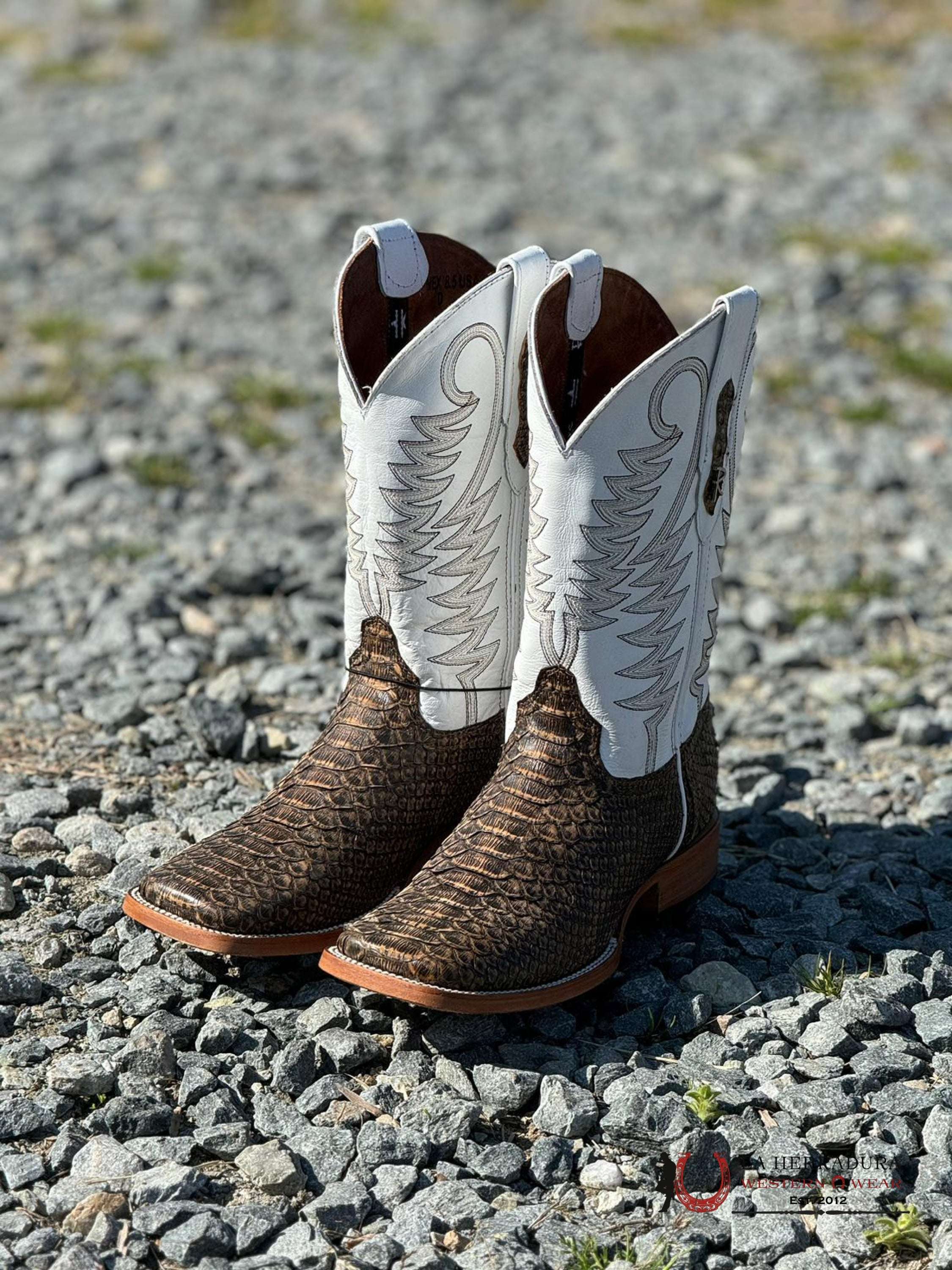 Ranchers Python Umber Campeche Botas Hombres