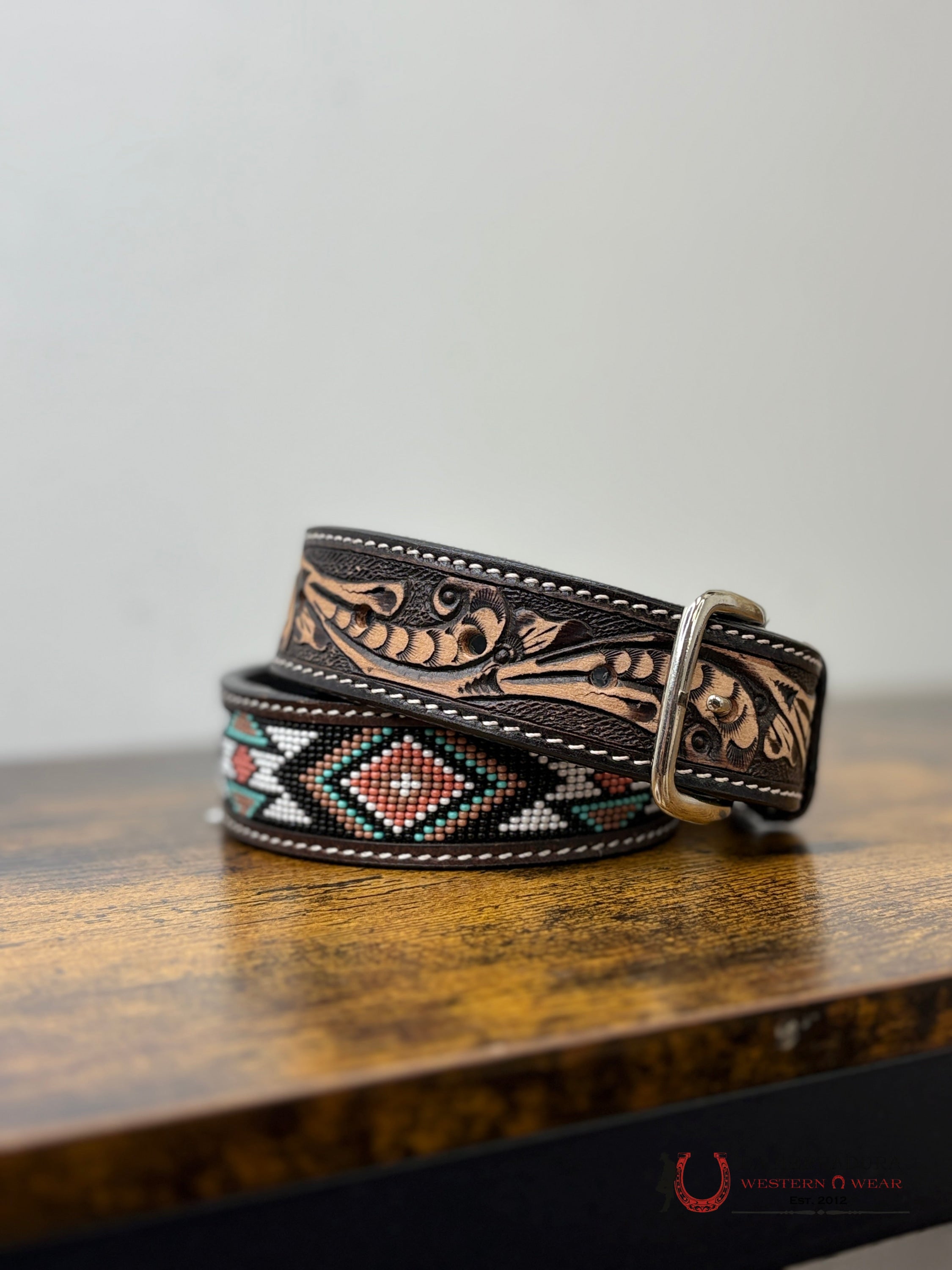 RANGER KIDS BELT BEADED PASTEL DESIGN- KH- 3024k NIÑOS