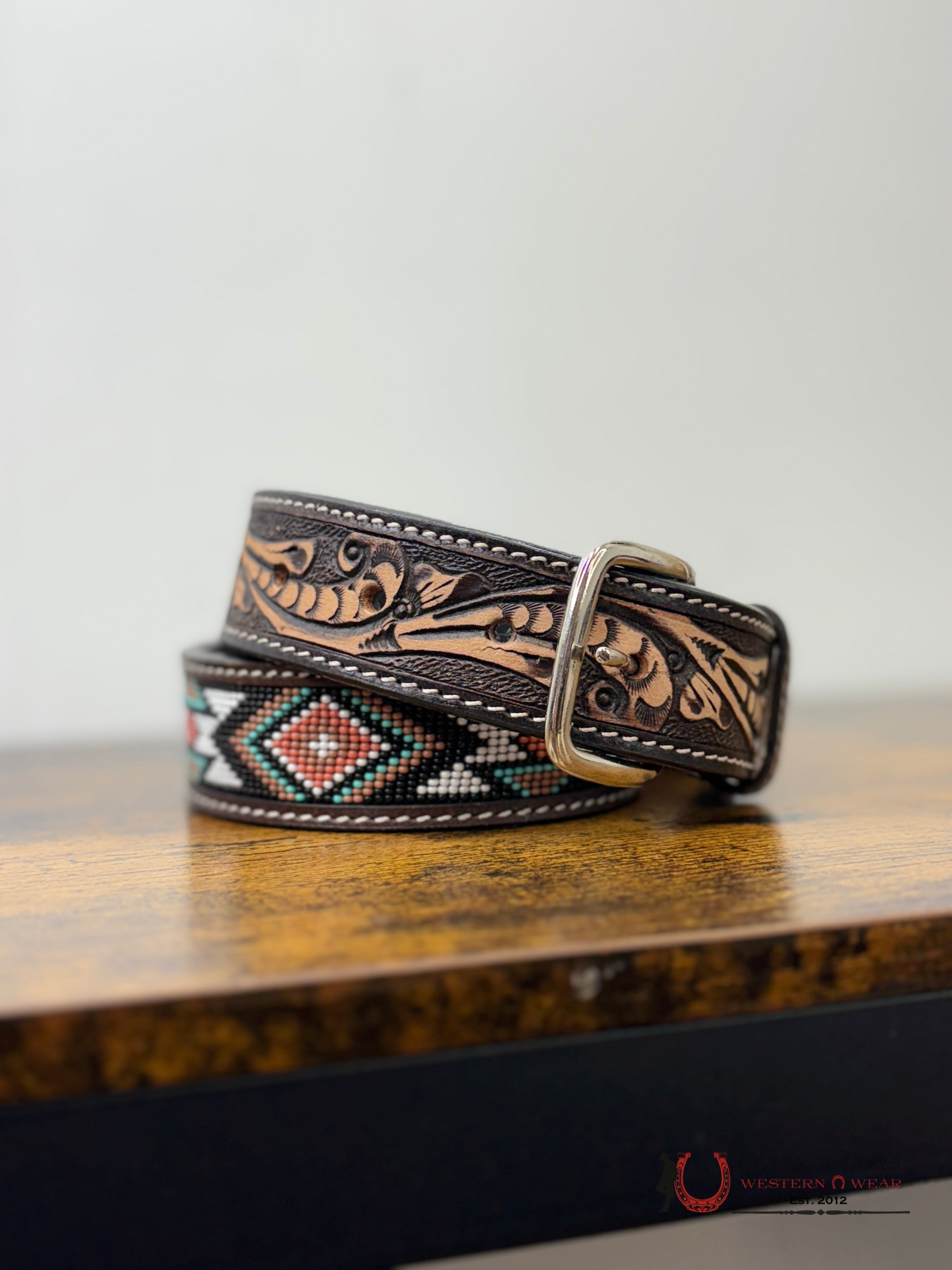 RANGER KIDS BELT BEADED PASTEL DESIGN- KH- 3024k NIÑOS