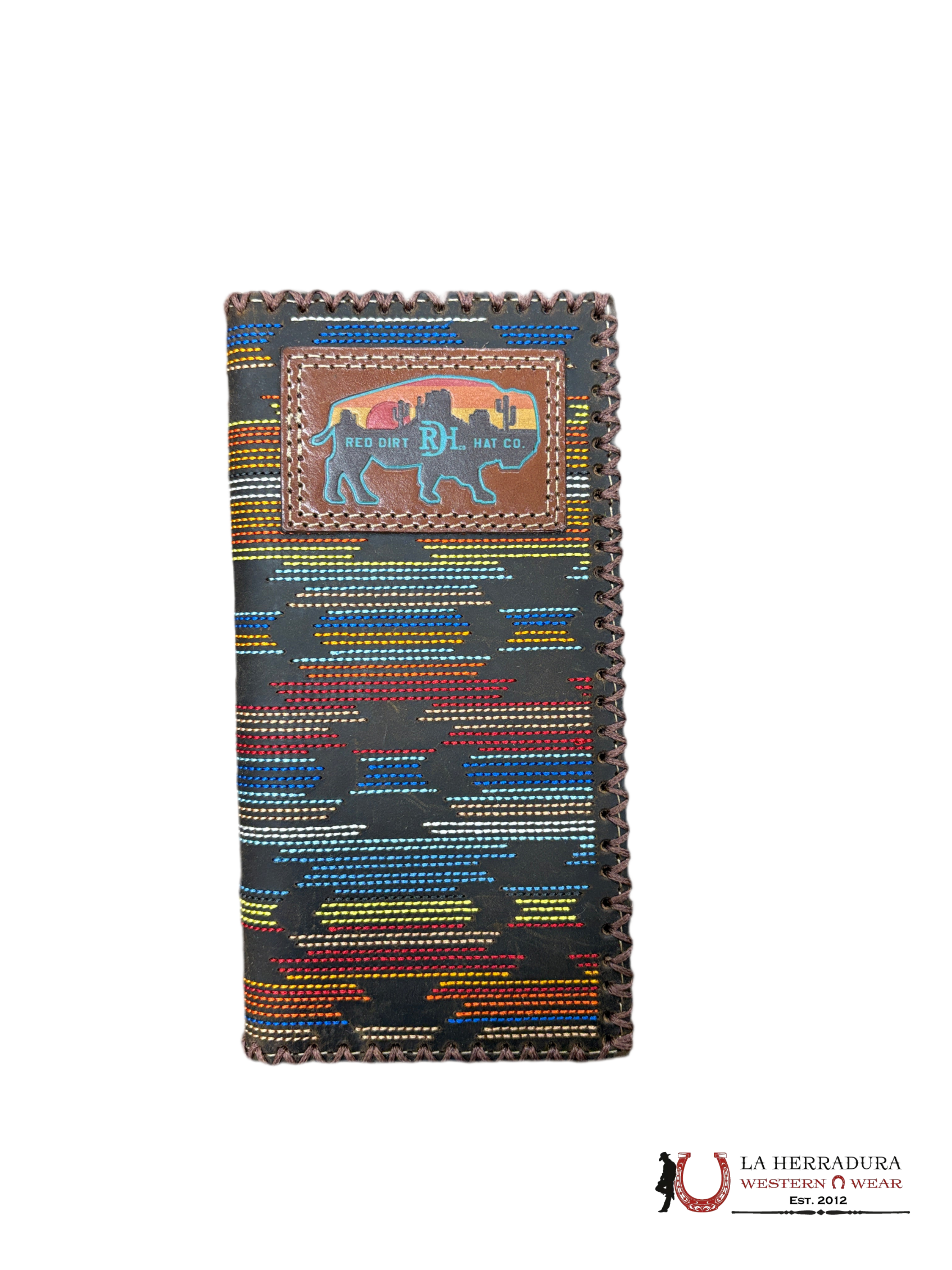 RDH BROWN LEATHER COLORFUL RODEO WALLET- 23225876W8 ACCESORIOS