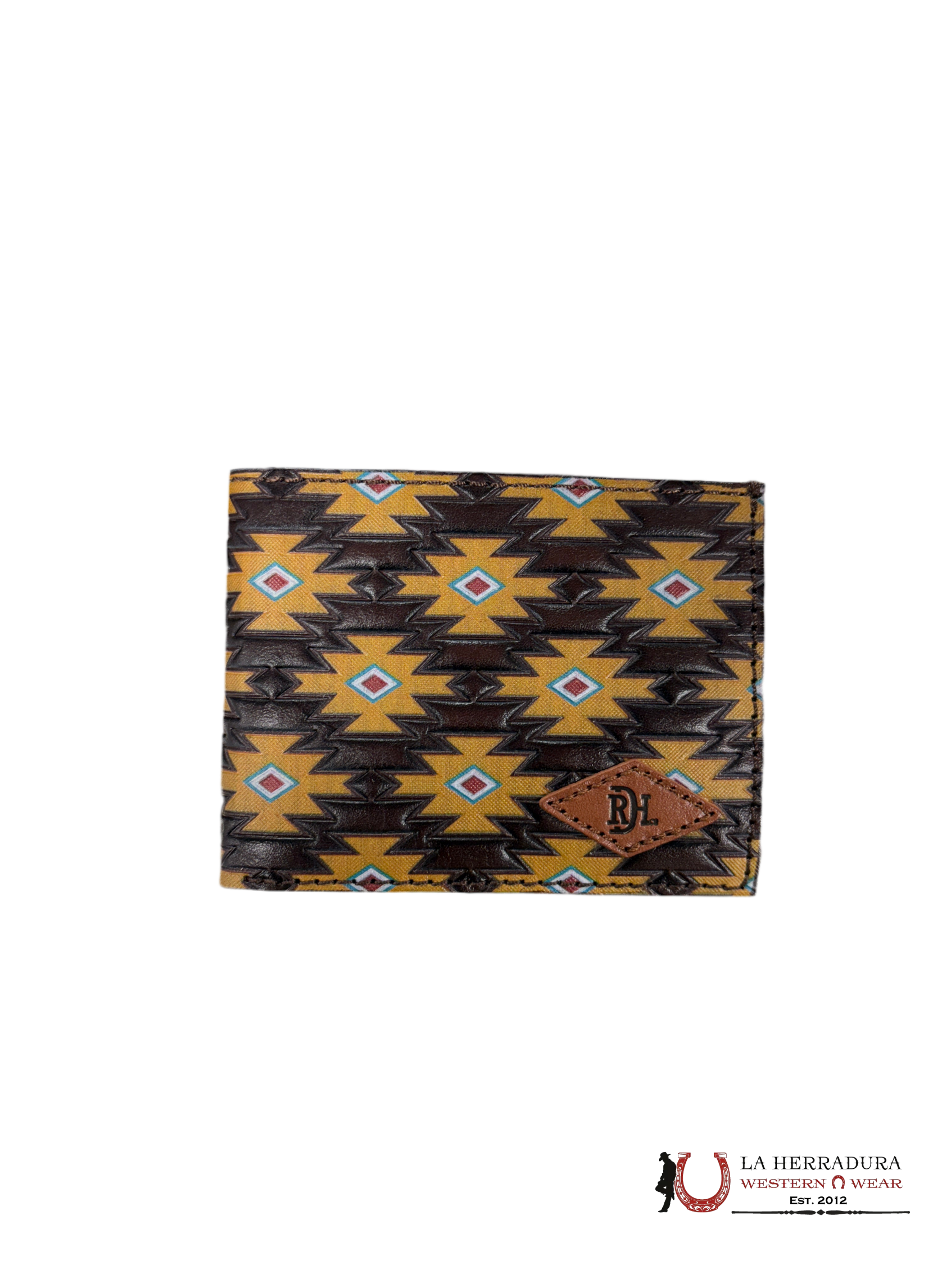 RDH BROWN & YELLOW BIFOLD WALLET- 23111881W5 ACCESORIOS
