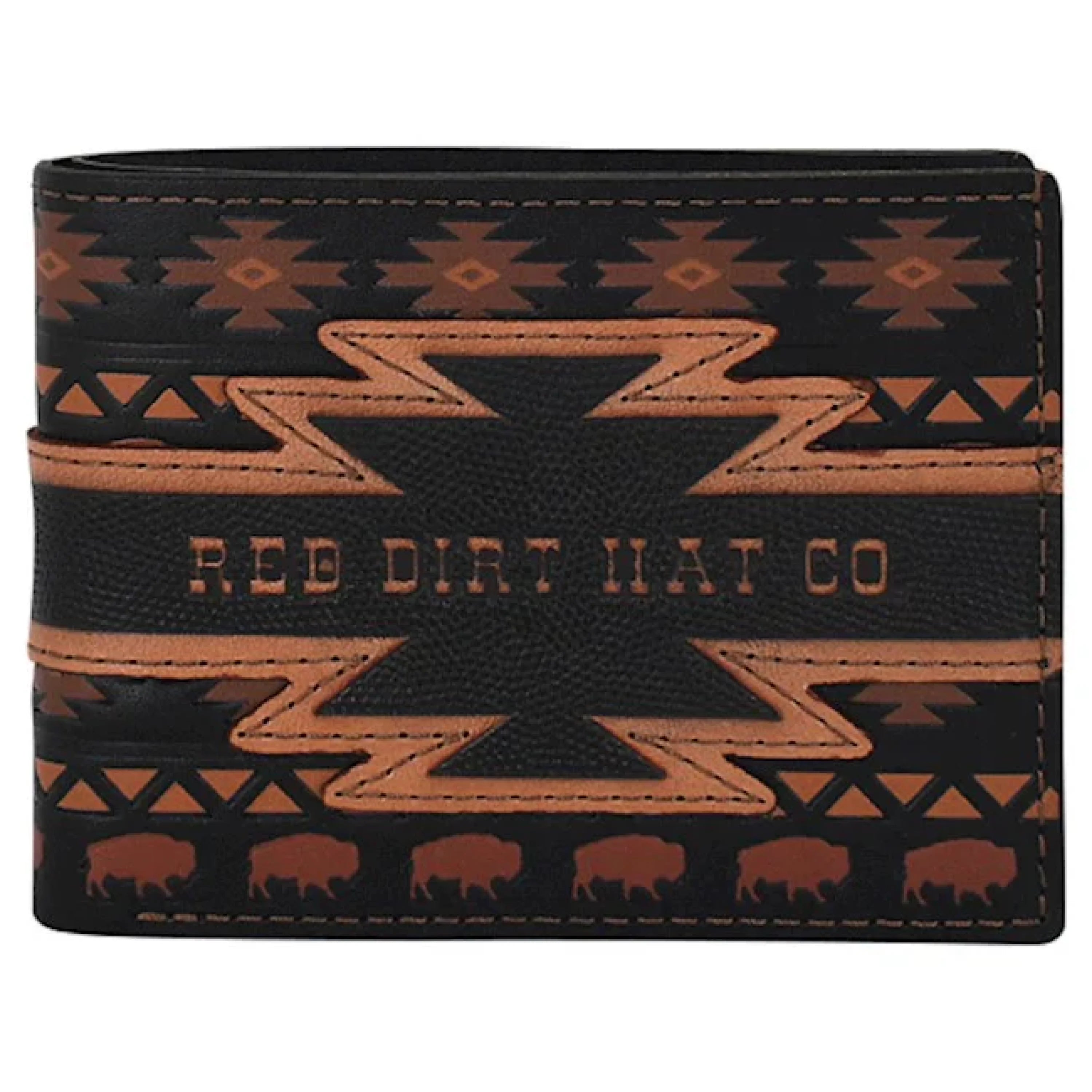 RDH MENS AZTEC LEATHER BIFOLD WALLET- 24068881W5 ACCESORIOS