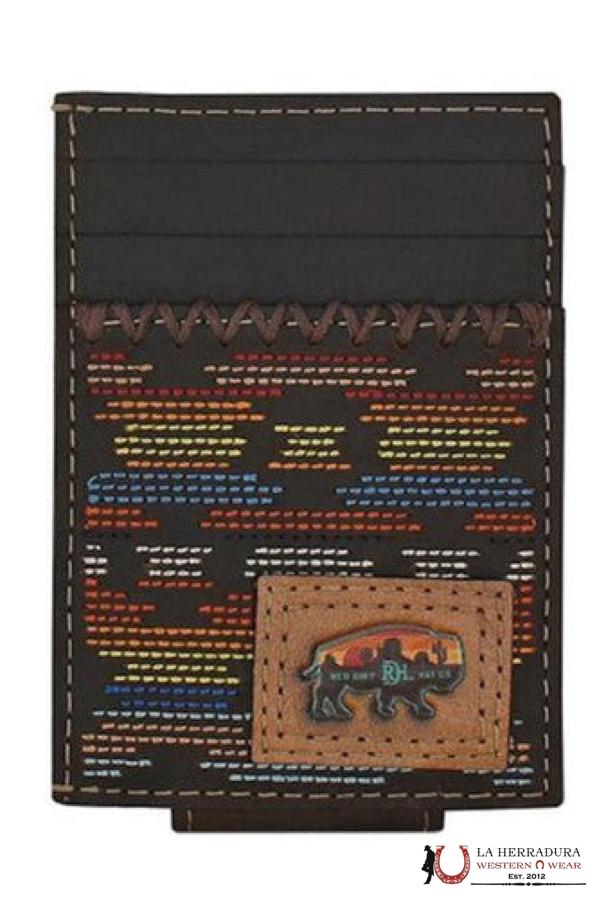 RDH MENS BROWN LEATHER CARD CASE W/MAGNETIC CLIP WALLET- 23225875M8 ACCESORIOS