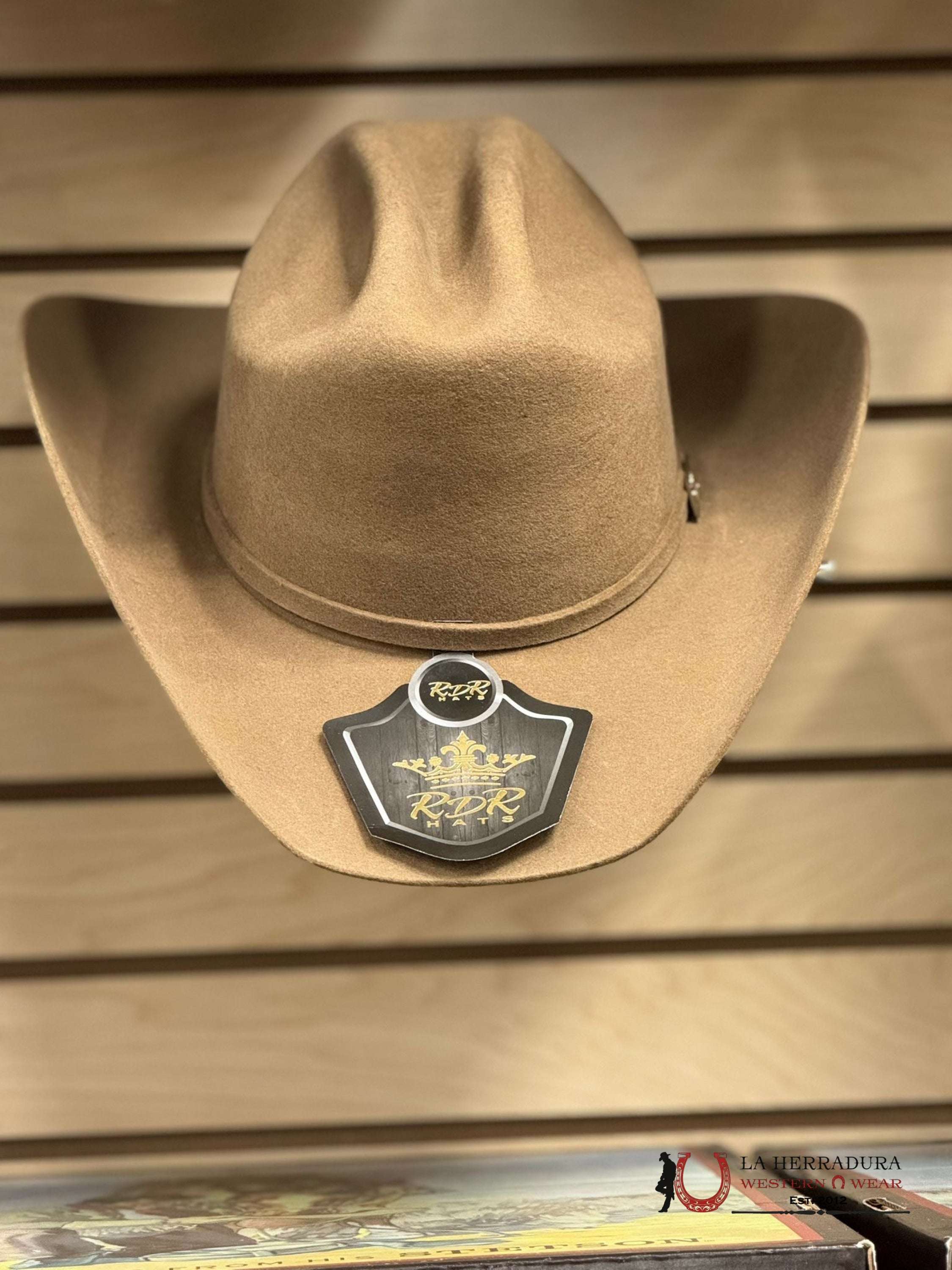 Rdr Pecan Felt Hat 4X Tejana