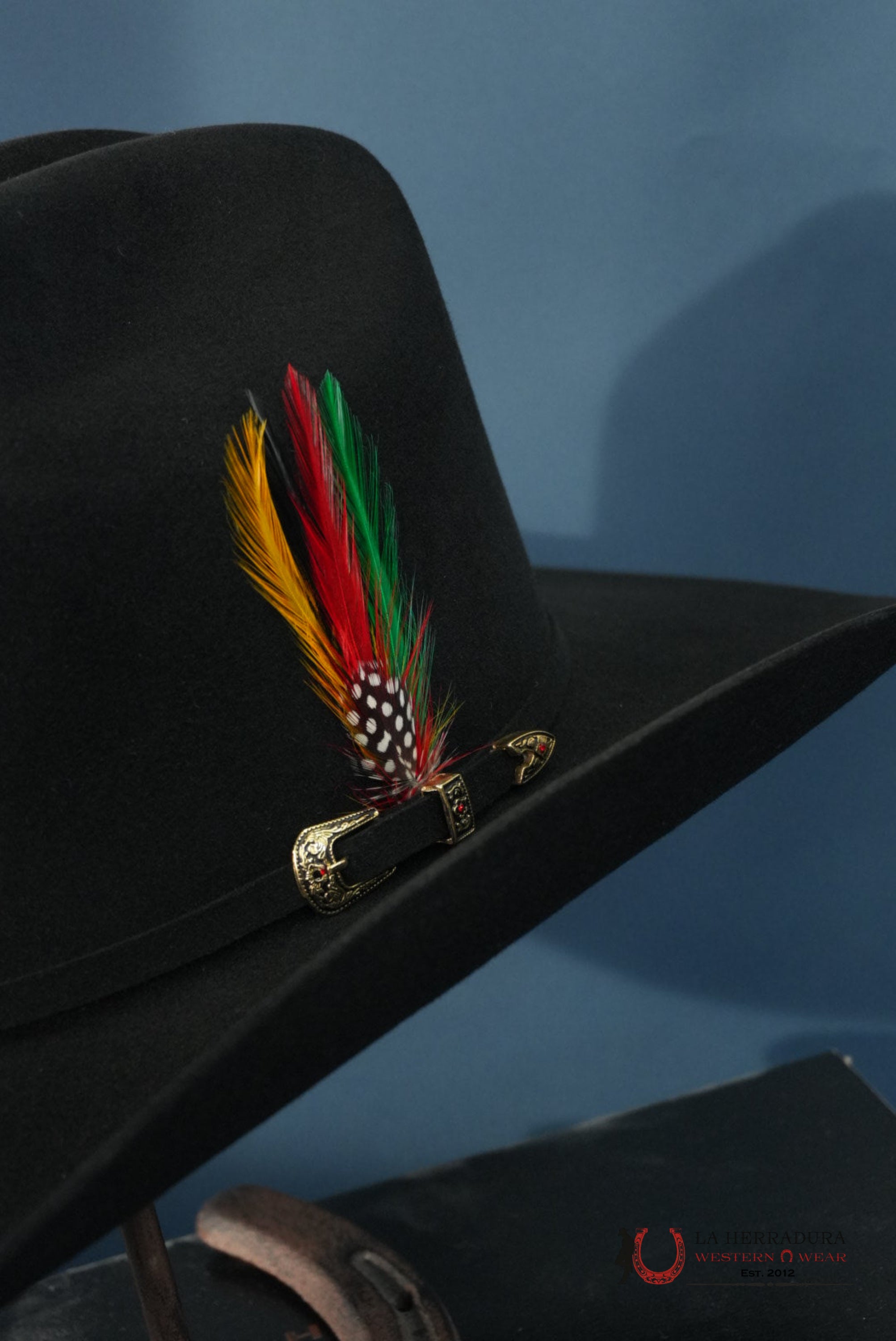 RDR 10X PATRON COWBOY HAT BLACK TALL CROWN TEJANA