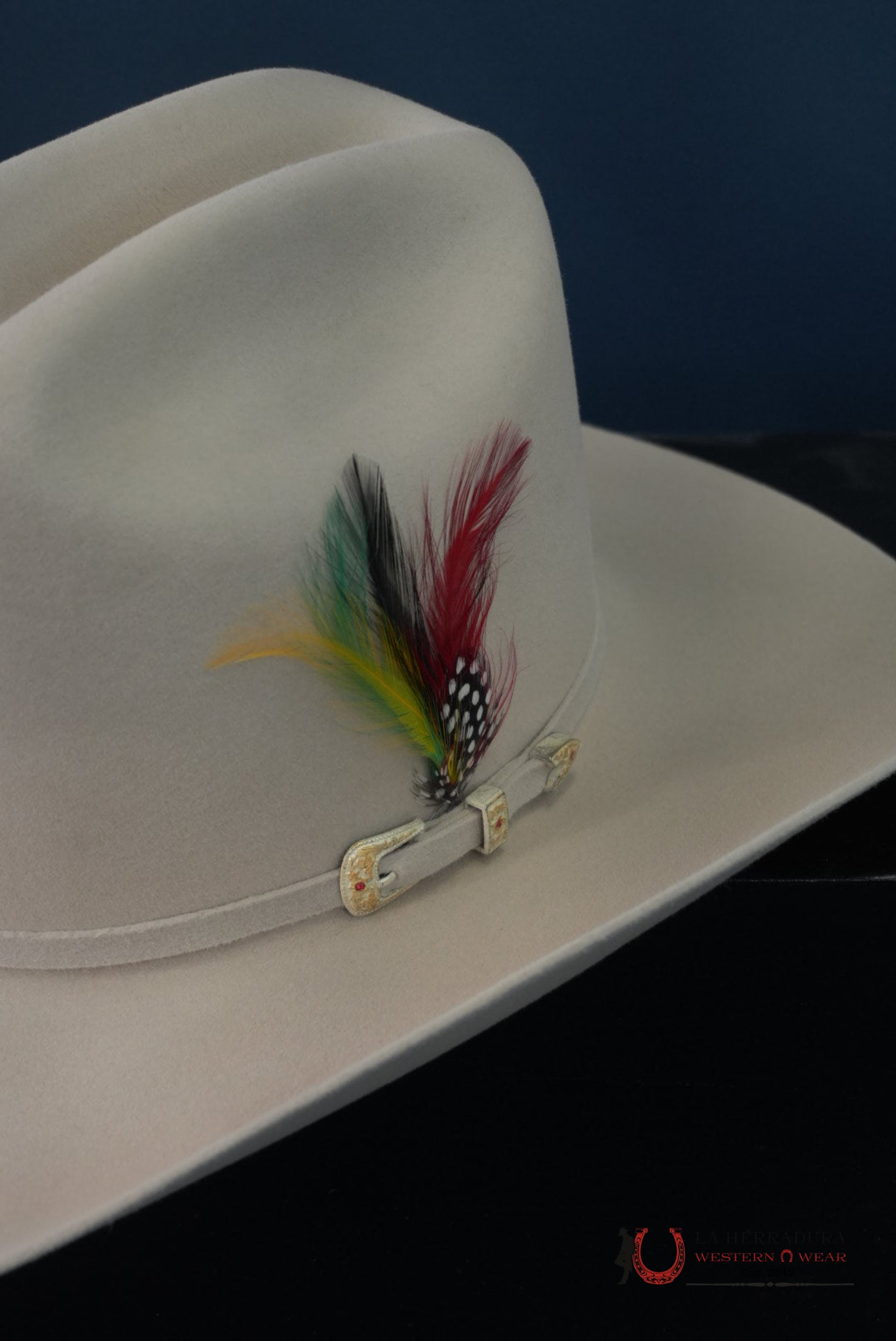 RDR 10X SILVER BELLY EL PATRON COWBOY HAT TALL CROWN TEJANA