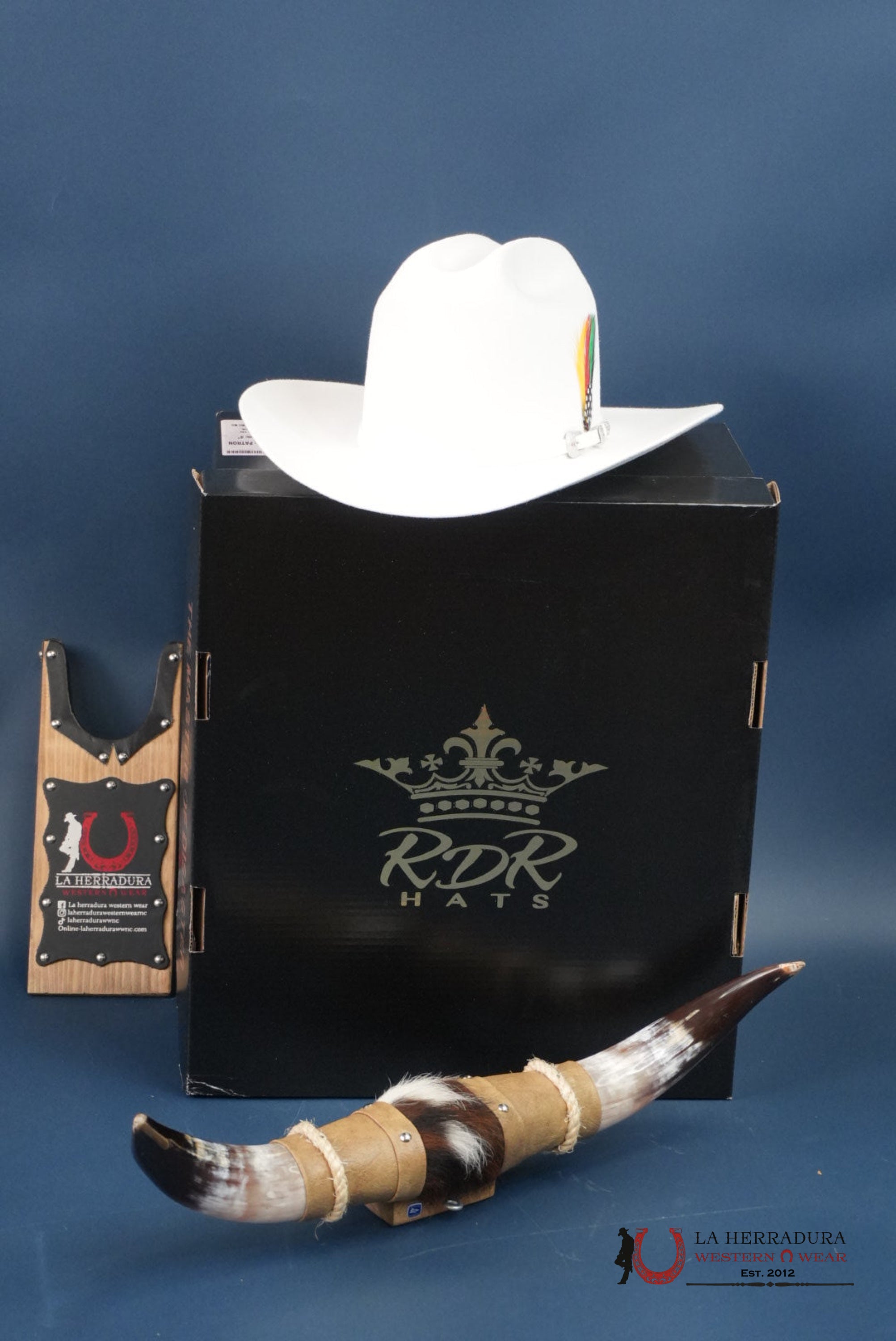 RDR COPA ALTA 6X EL PATRÓN BLANCO COWBOY HAT TEJANA