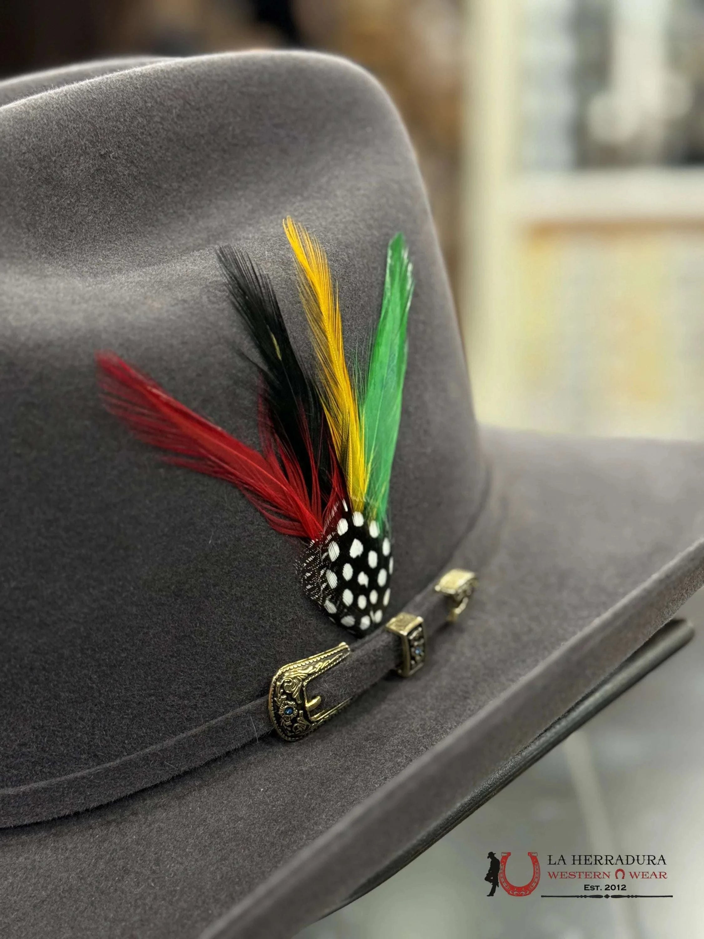 Rdr 6X Charcoal El Patrón Cowboy Hat Copa Alto Tejana