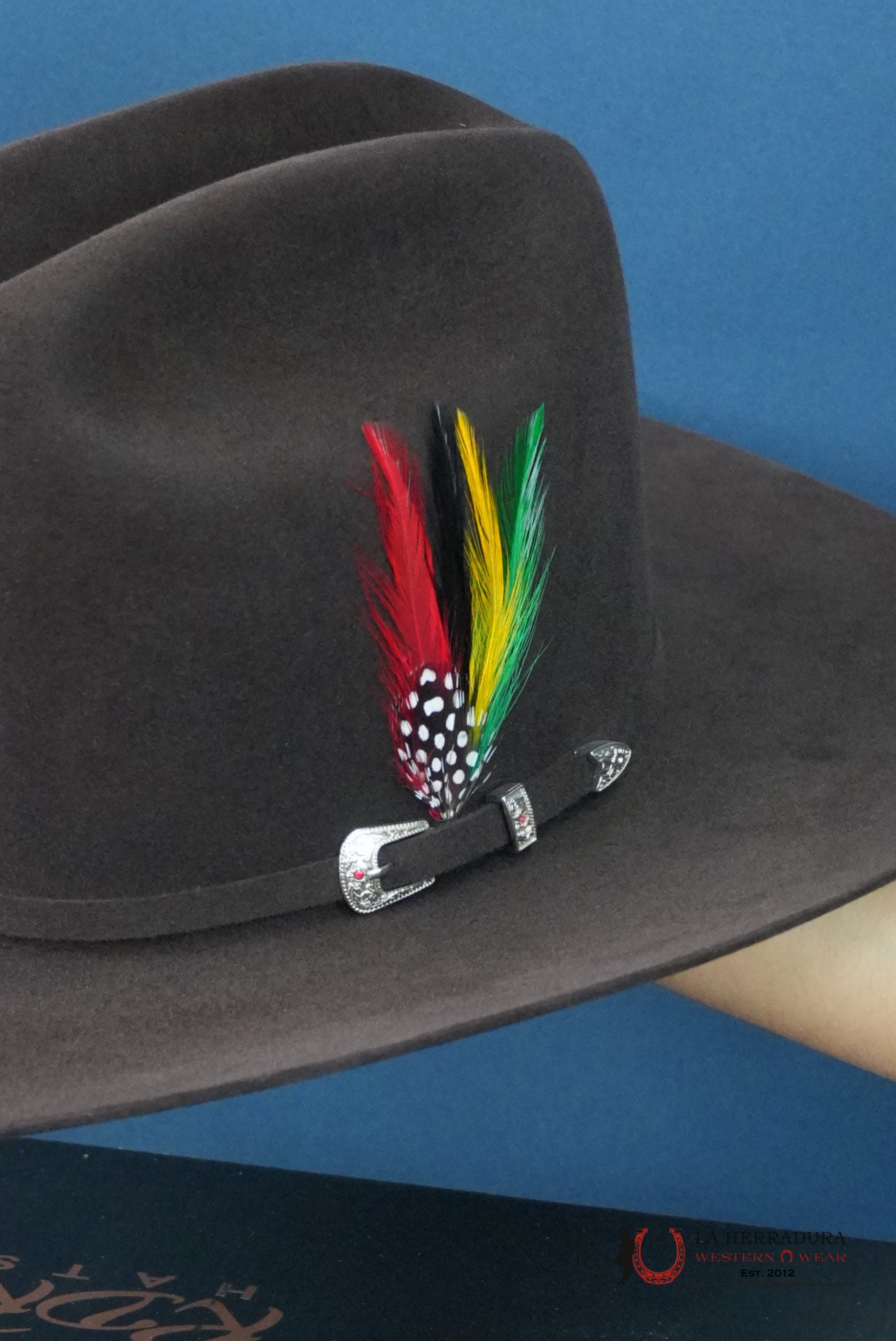 RDR COPA ALTA CHOCO 6X EL PATRÓN COWBOY HAT TEJANA