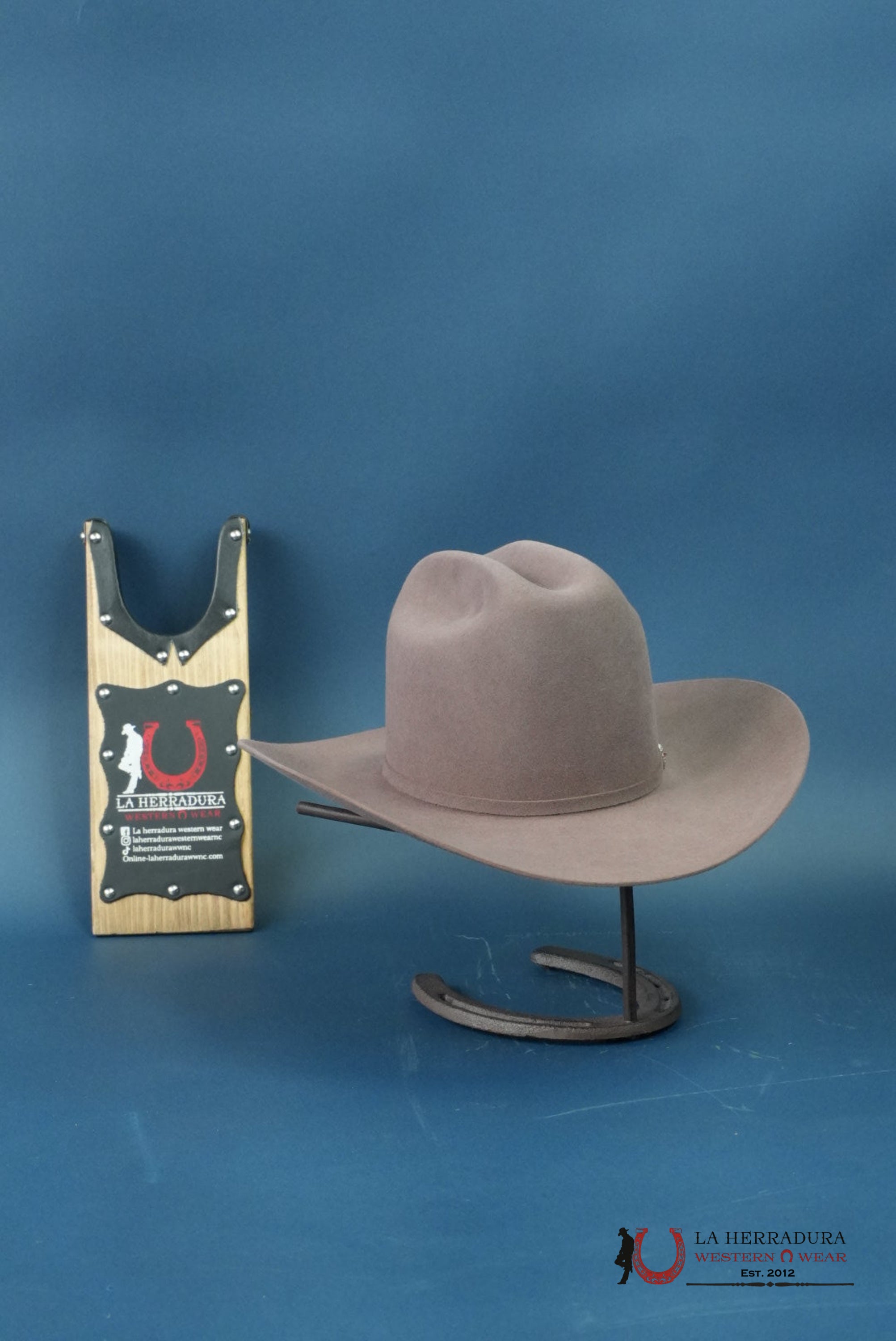 RDR COPA ALTA 6X EL PATRÓN COWBOY HAT OPEN CROWN MOKA TEJANA