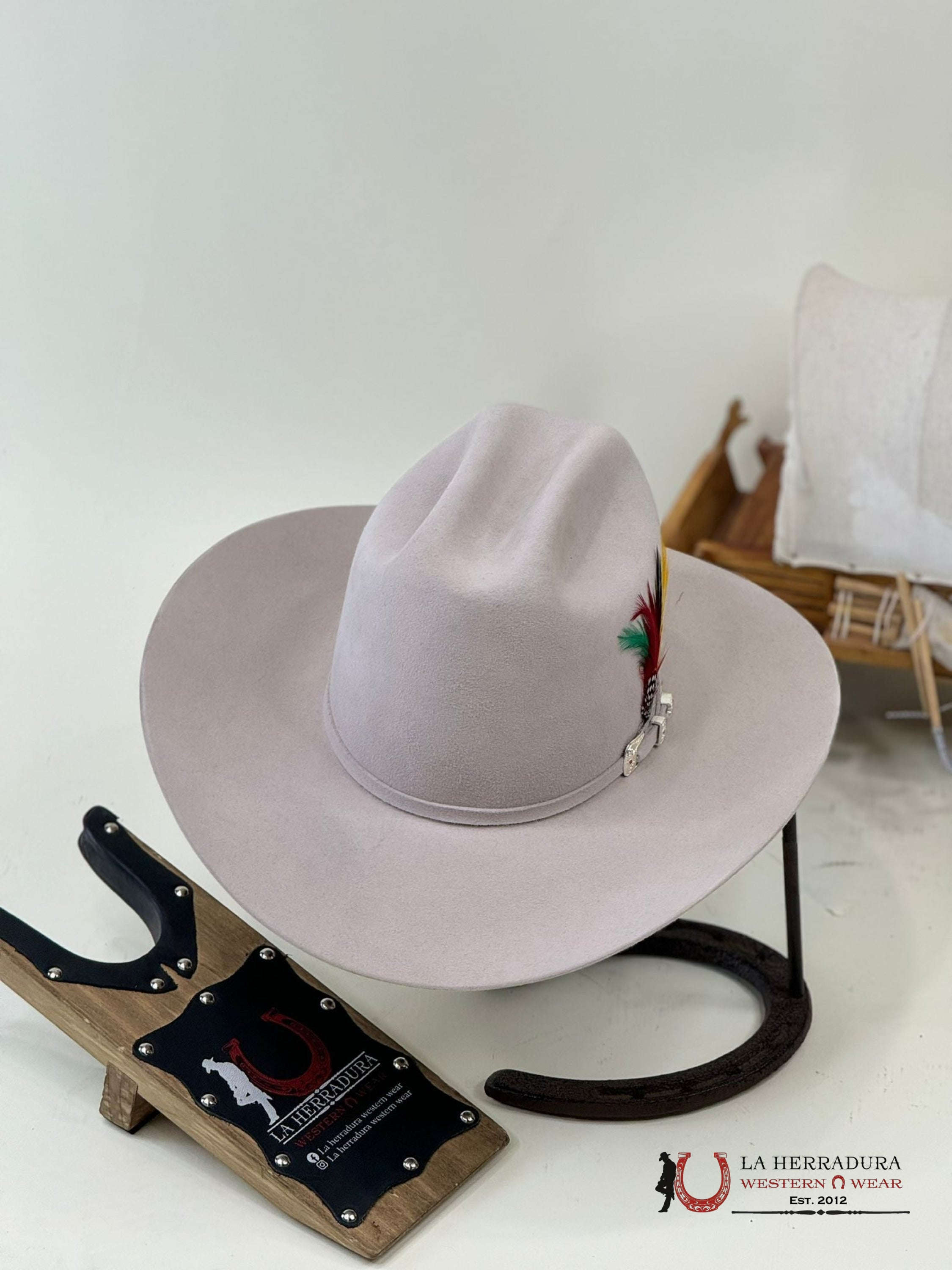 Rdr Copa Alta 6X El Patrón Cowboy Hat Silver Belly Tejana
