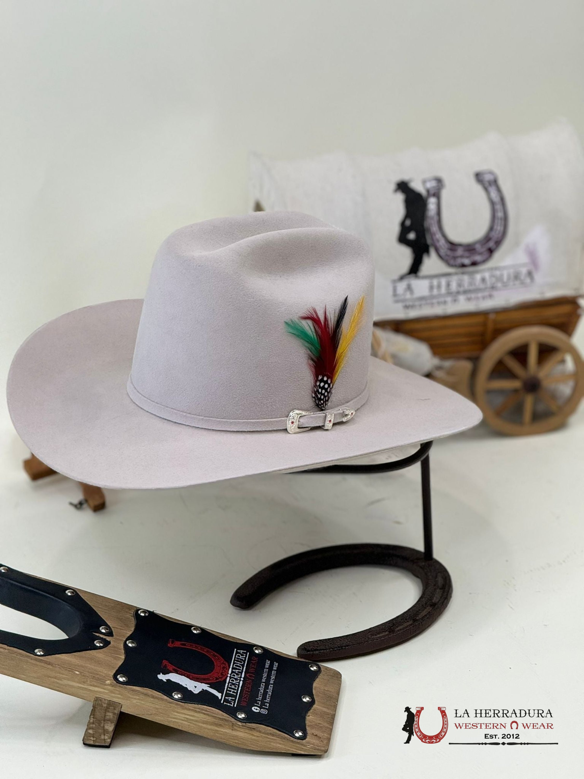 Rdr Copa Alta 6X El Patrón Cowboy Hat Silver Belly Tejana