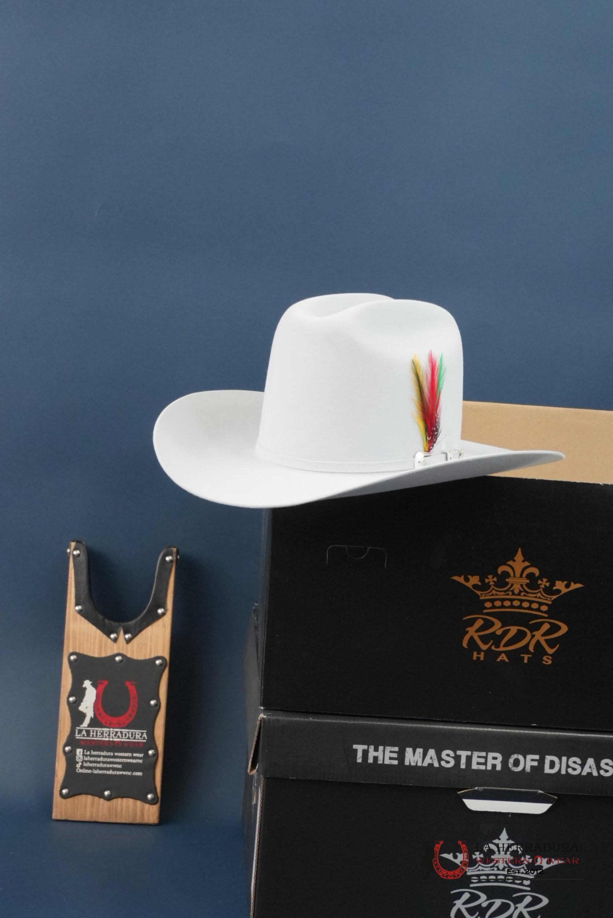 RDR COPA ALTA SILVER GREY 6X EL PATRÓN COWBOY HAT TEJANA