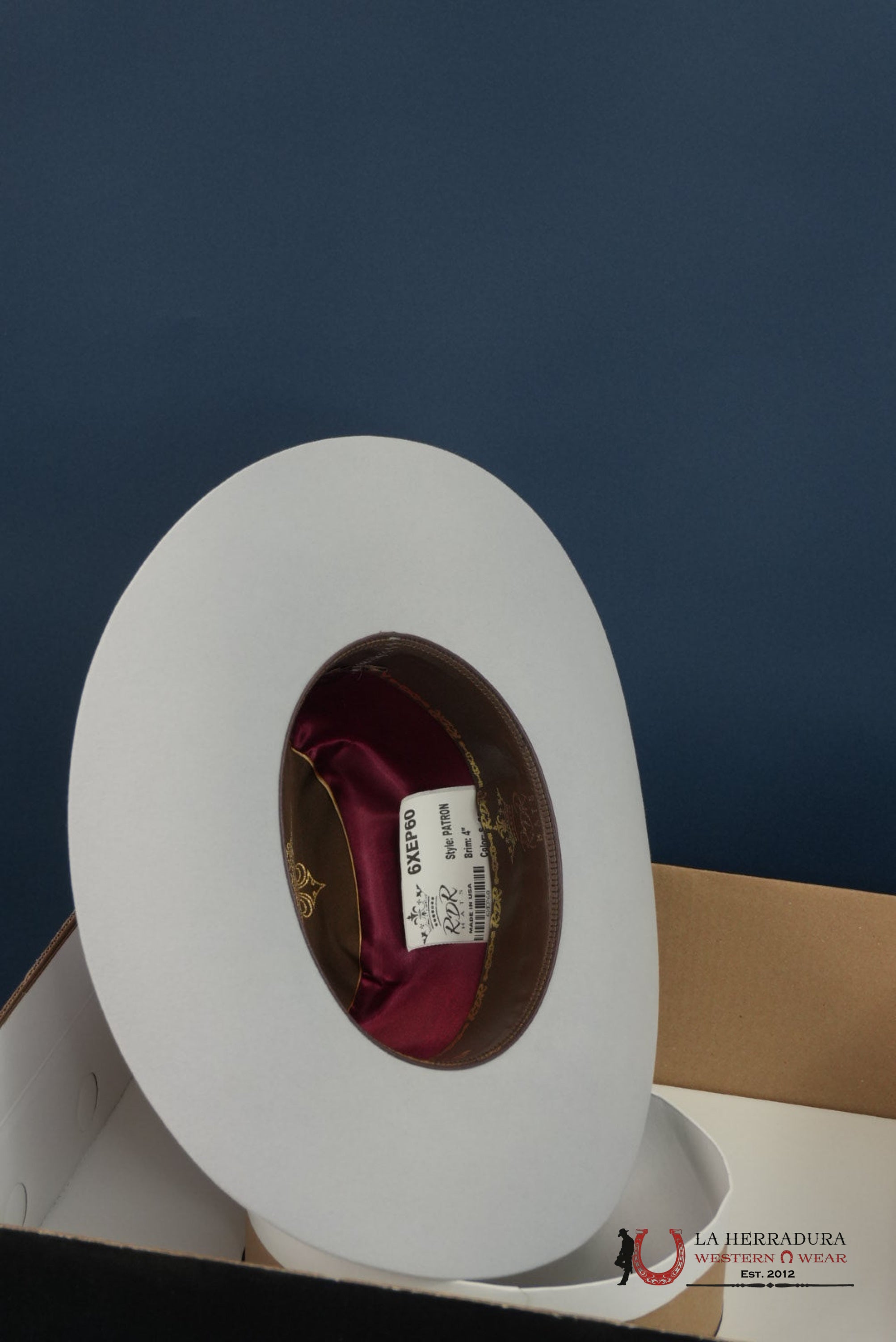 RDR COPA ALTA SILVER GREY 6X EL PATRÓN COWBOY HAT TEJANA