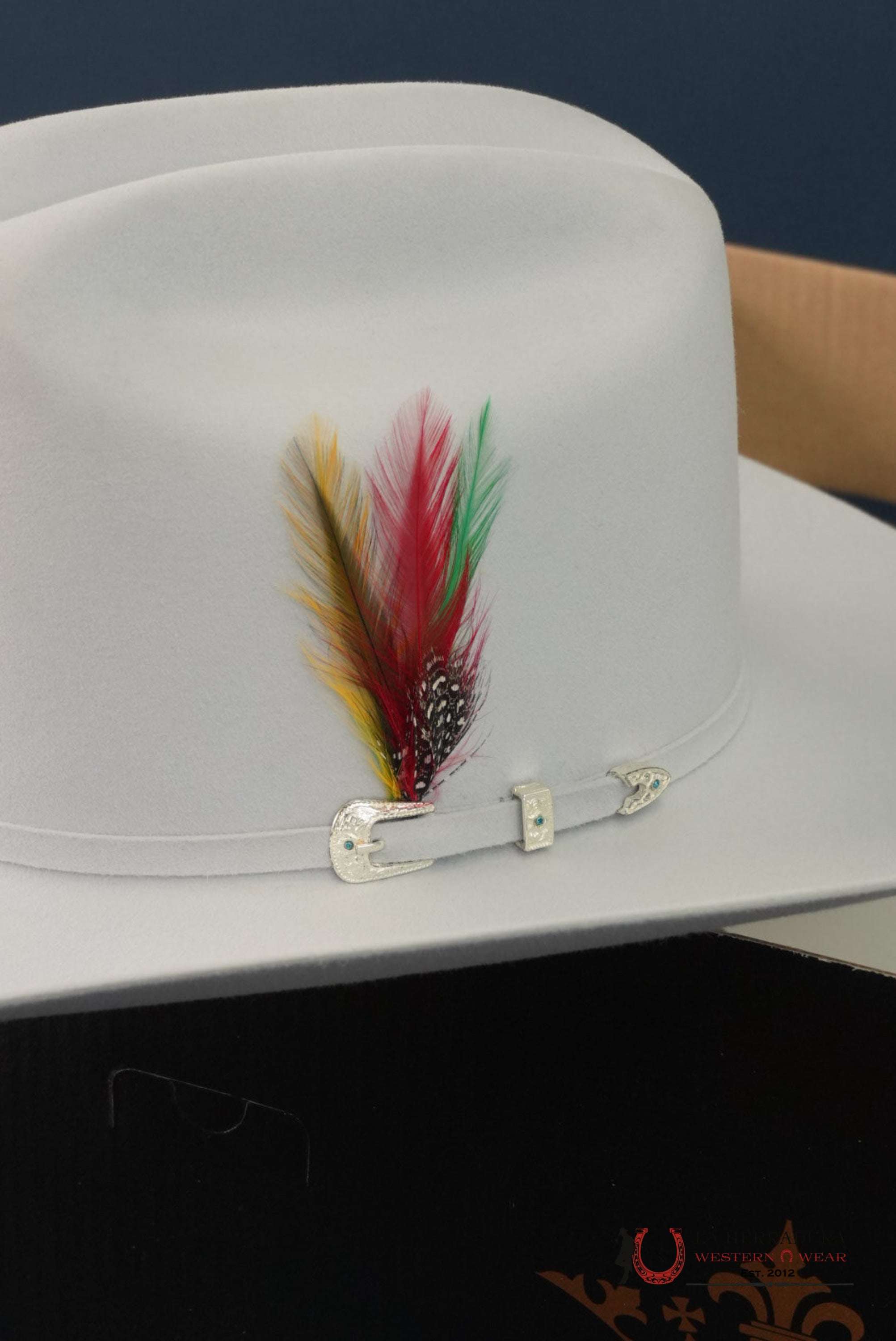 RDR COPA ALTA SILVER GREY 6X EL PATRÓN COWBOY HAT TEJANA