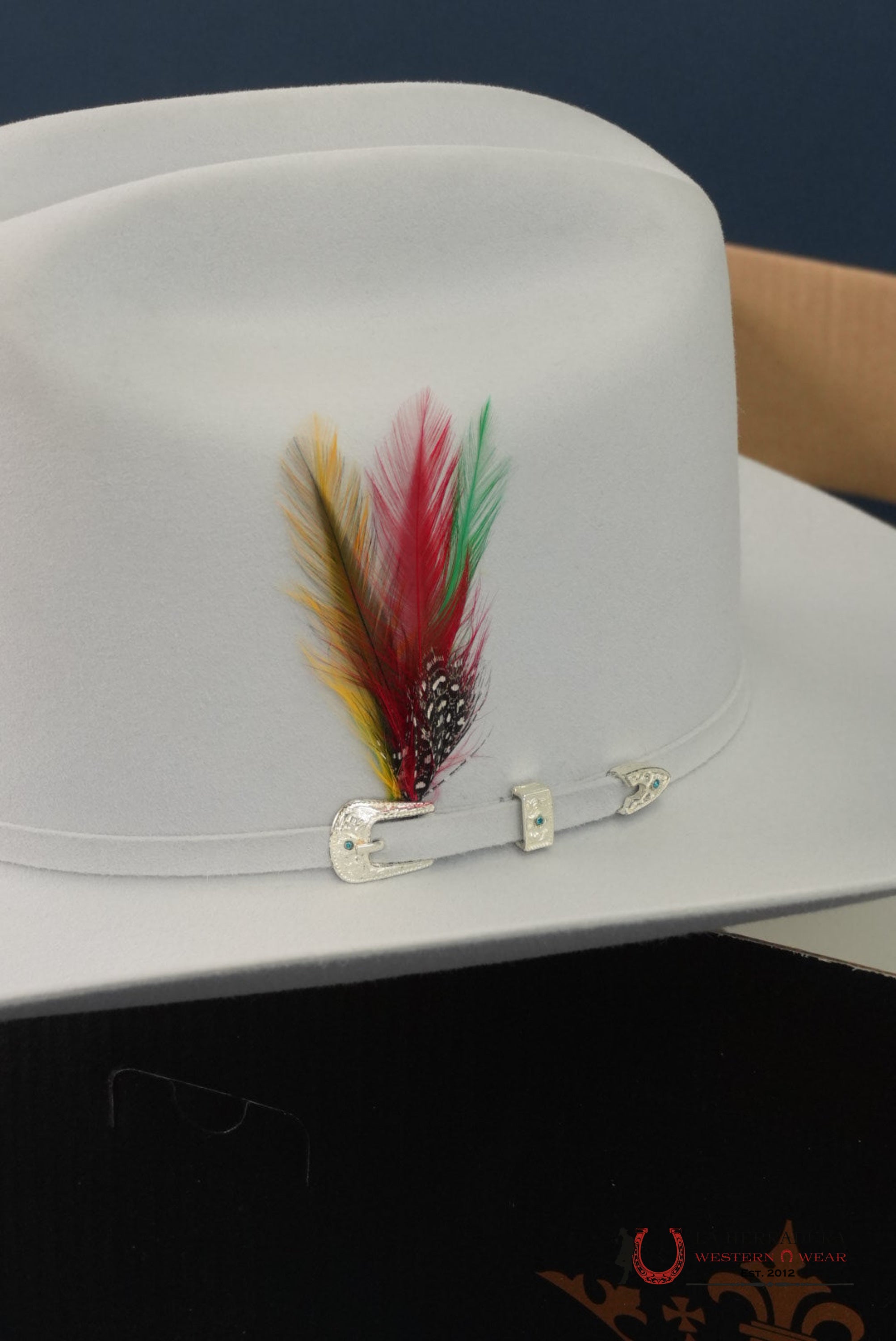 RDR COPA ALTA SILVER GREY 6X EL PATRÓN COWBOY HAT TEJANA