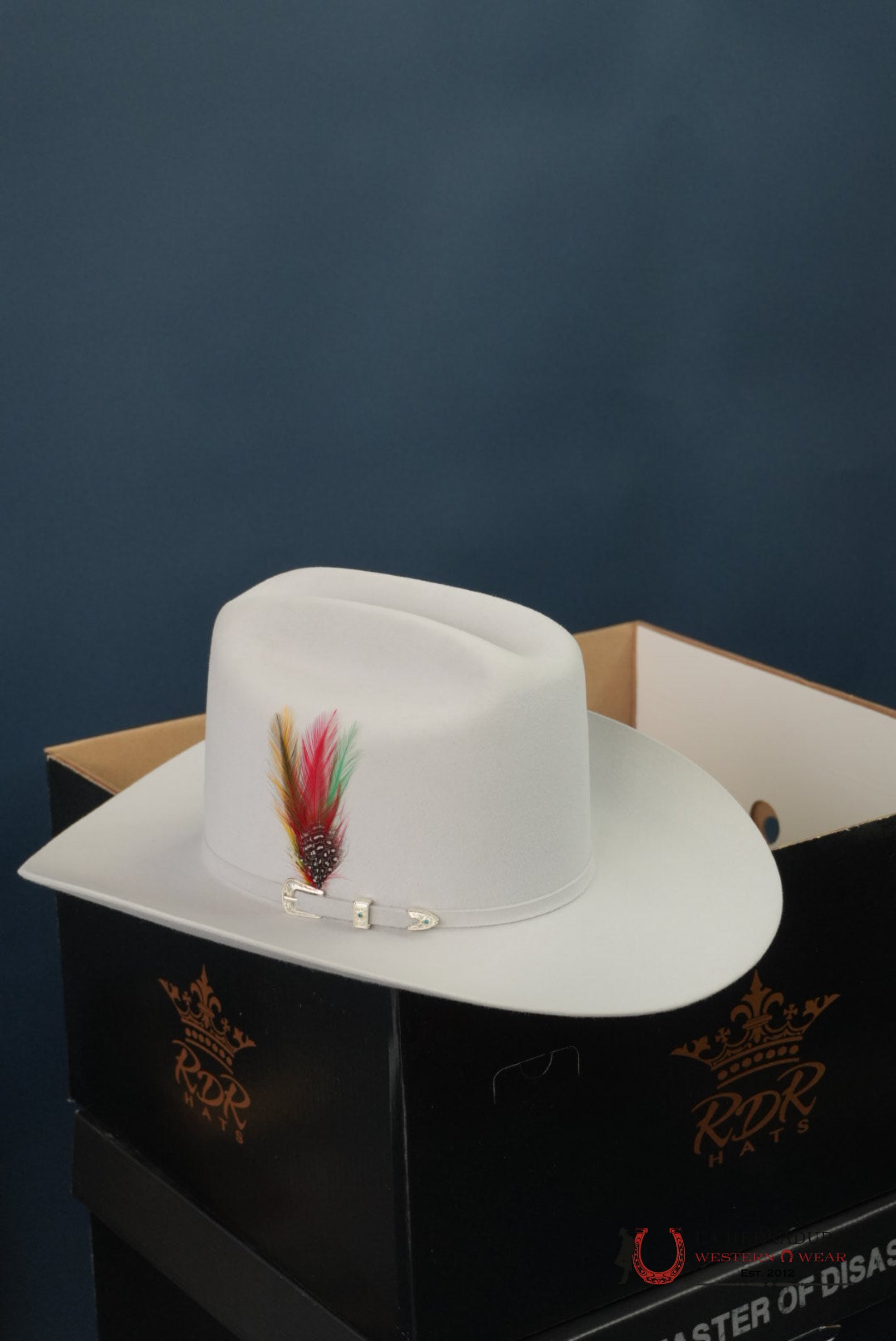 RDR COPA ALTA SILVER GREY 6X EL PATRÓN COWBOY HAT TEJANA