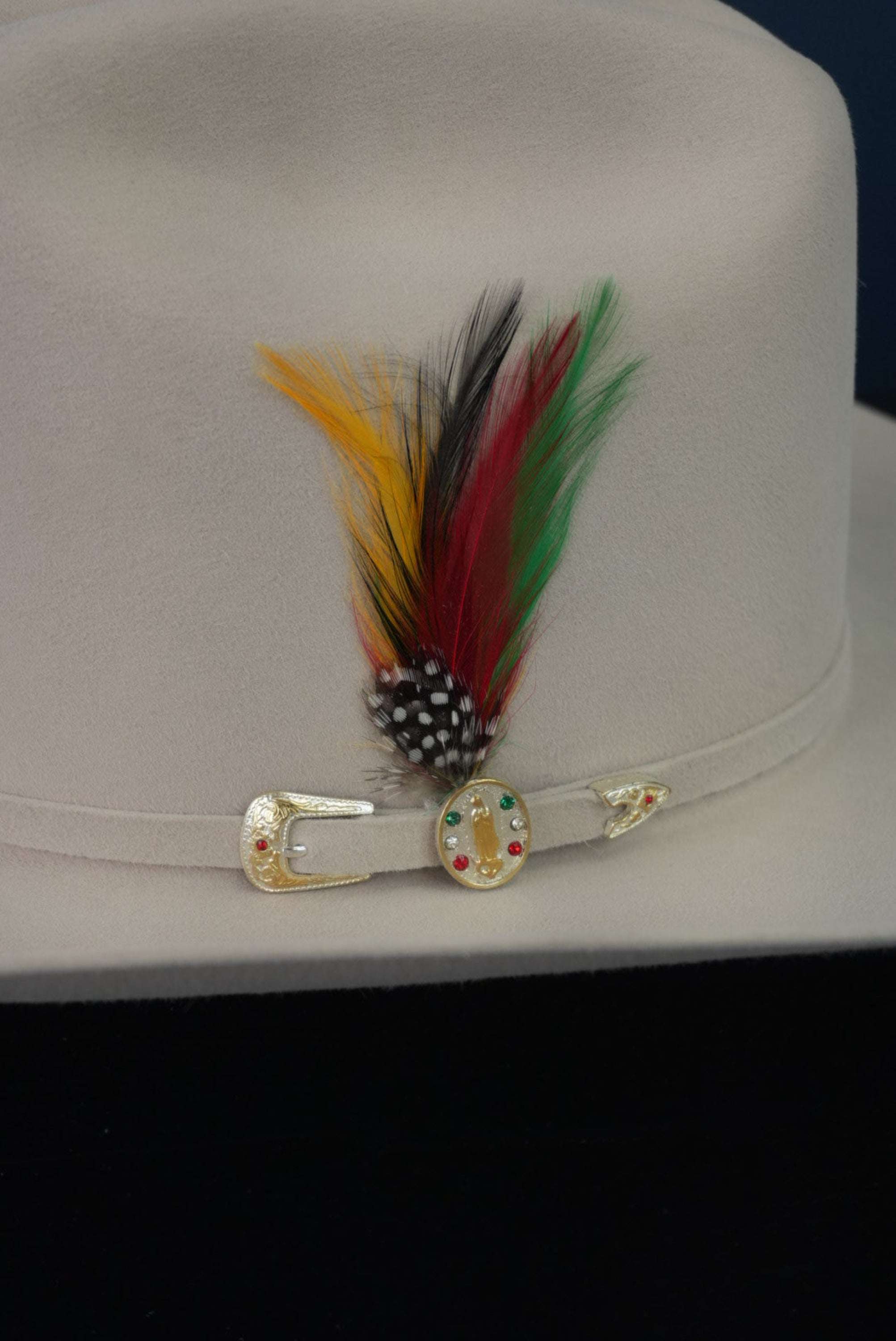 RDR 6X SILVERBELLY COPA ALTA VIRGEN DE GUADALUPE FELT HAT GUADALUPANA TEJANA