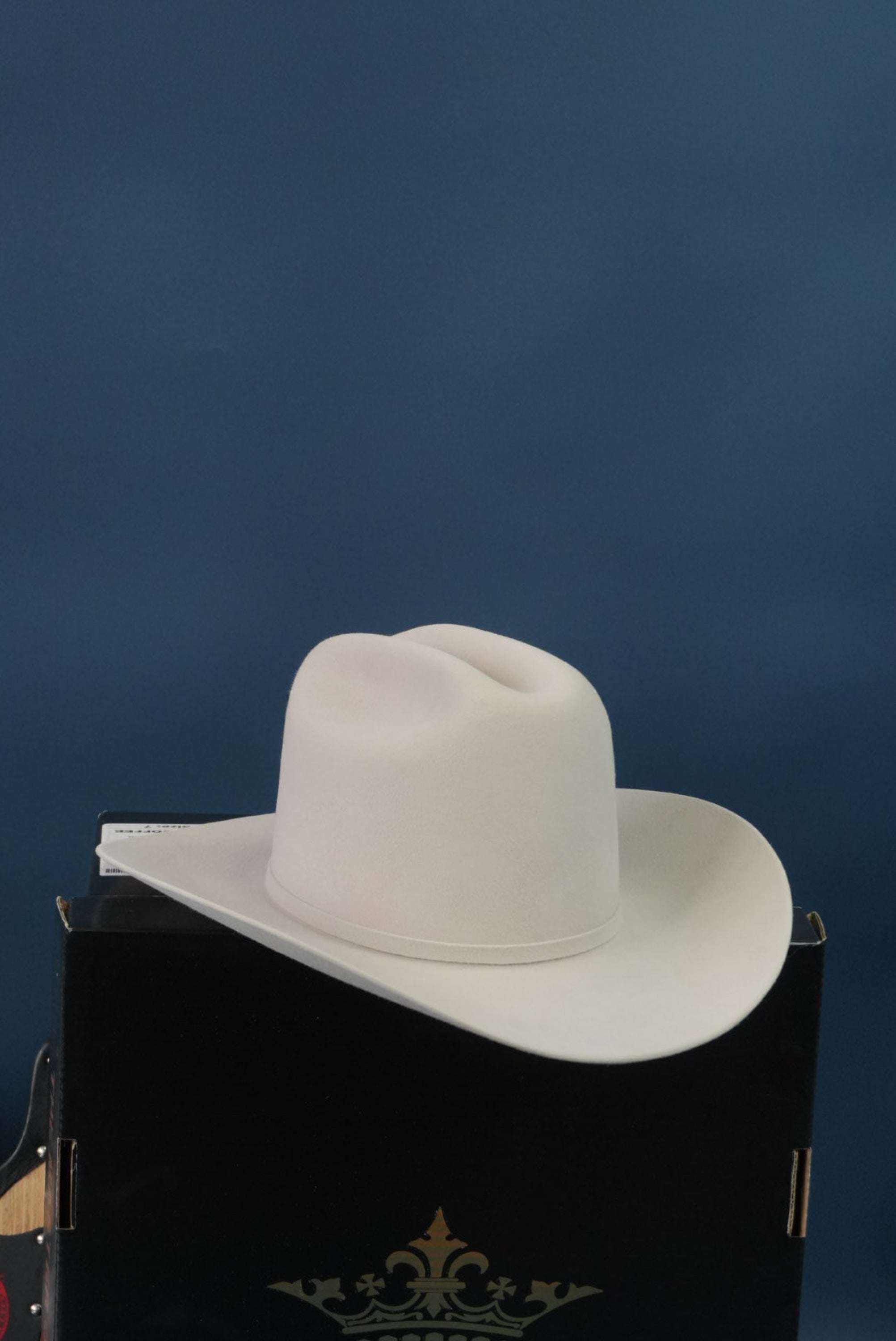 RDR 6X SILVERBELLY COPA ALTA VIRGEN DE GUADALUPE FELT HAT GUADALUPANA TEJANA