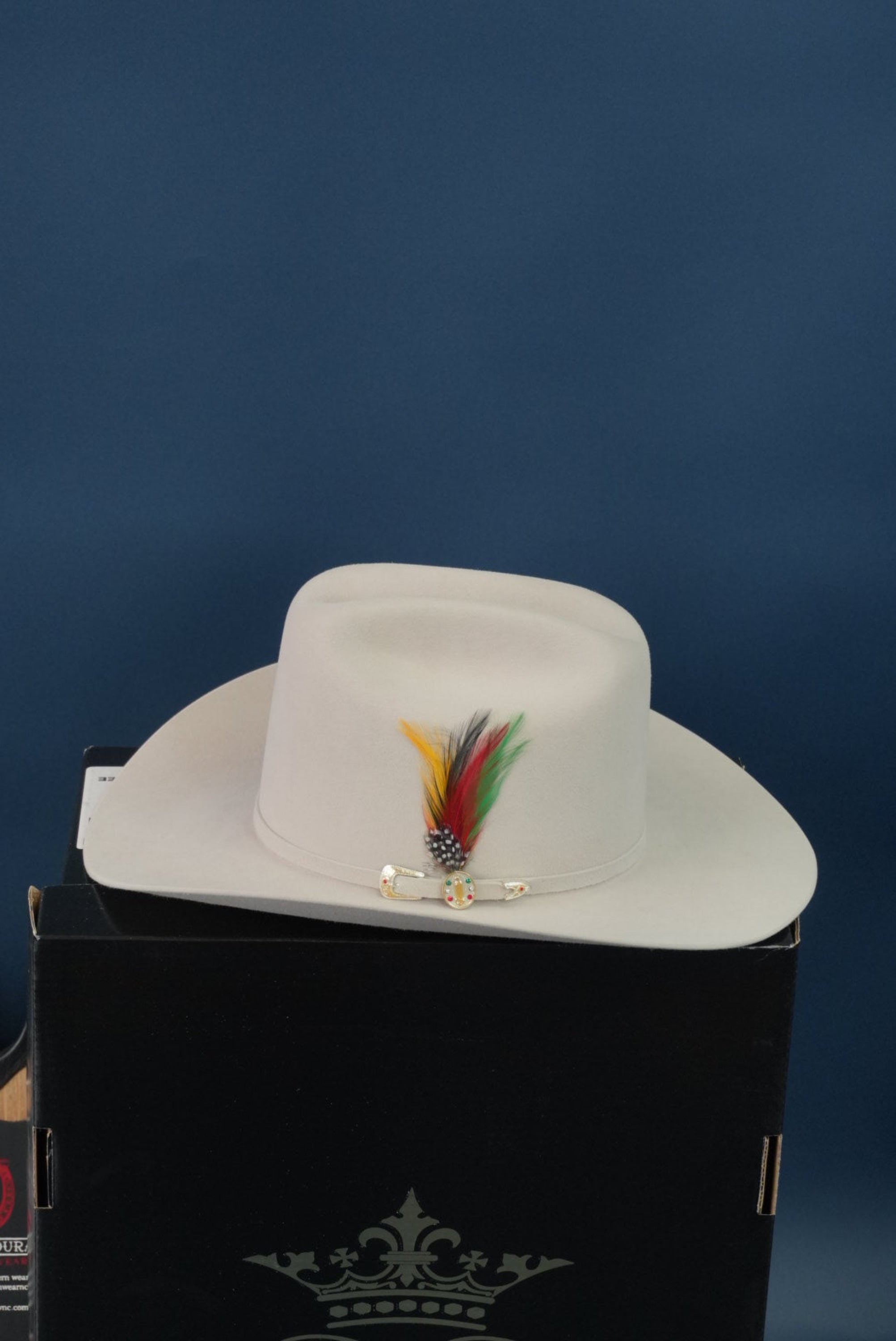 RDR 6X SILVERBELLY COPA ALTA VIRGEN DE GUADALUPE FELT HAT GUADALUPANA TEJANA