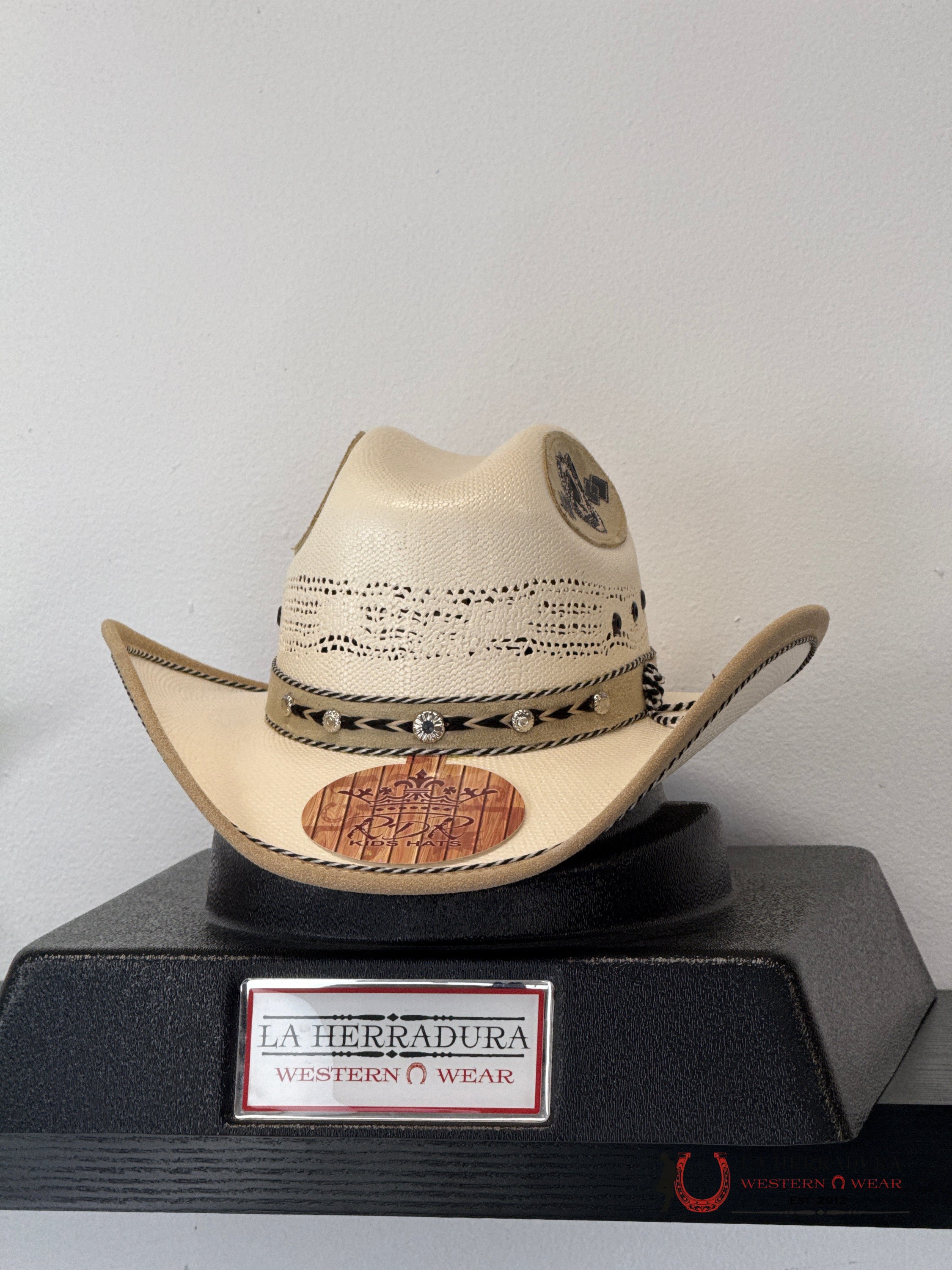 RDR KIDS HAT BLACK KUB170 STRAW HAT NIÑOS