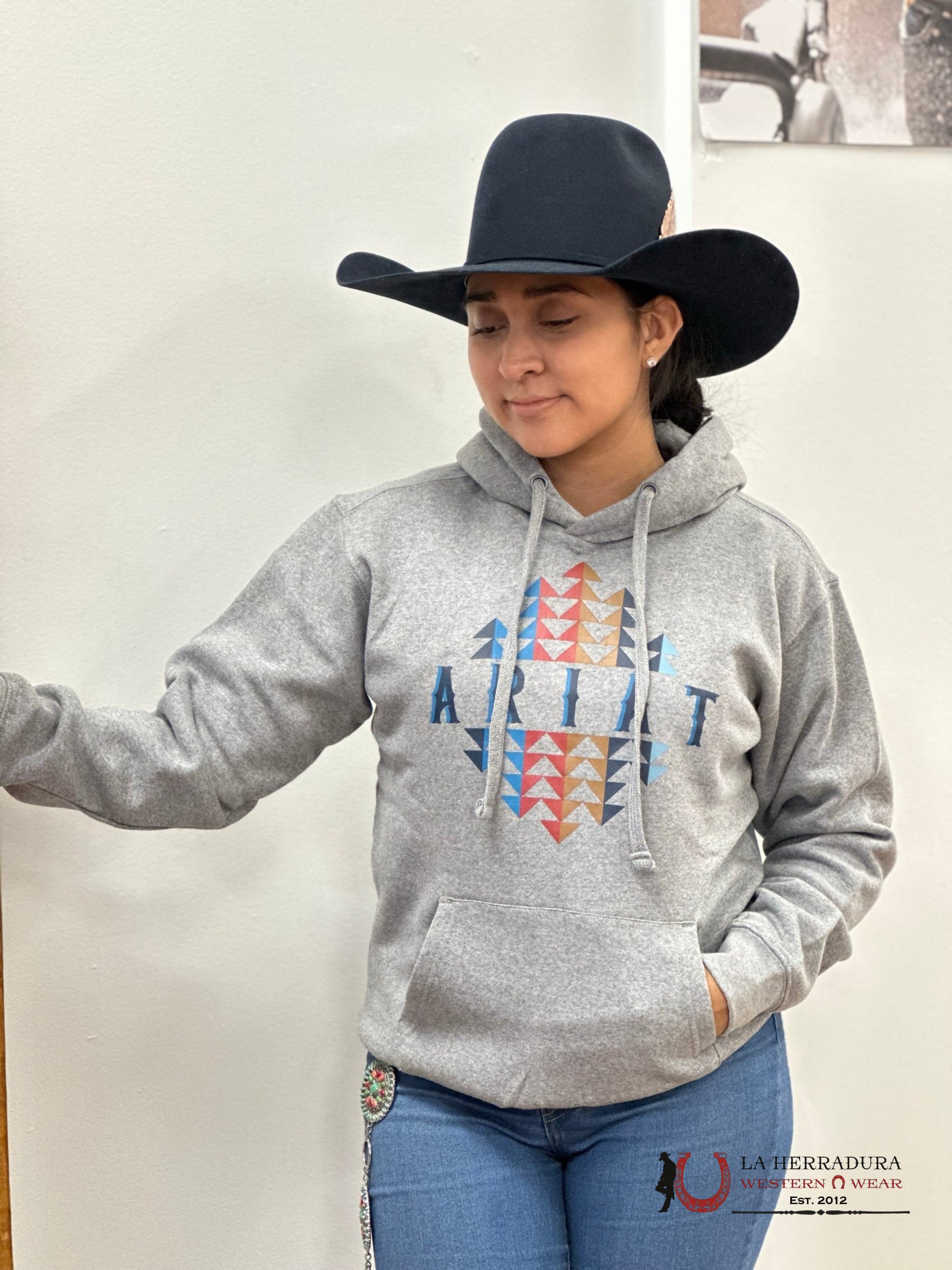 Real Beartooth Hood Heather Grey Ropa Mujeres