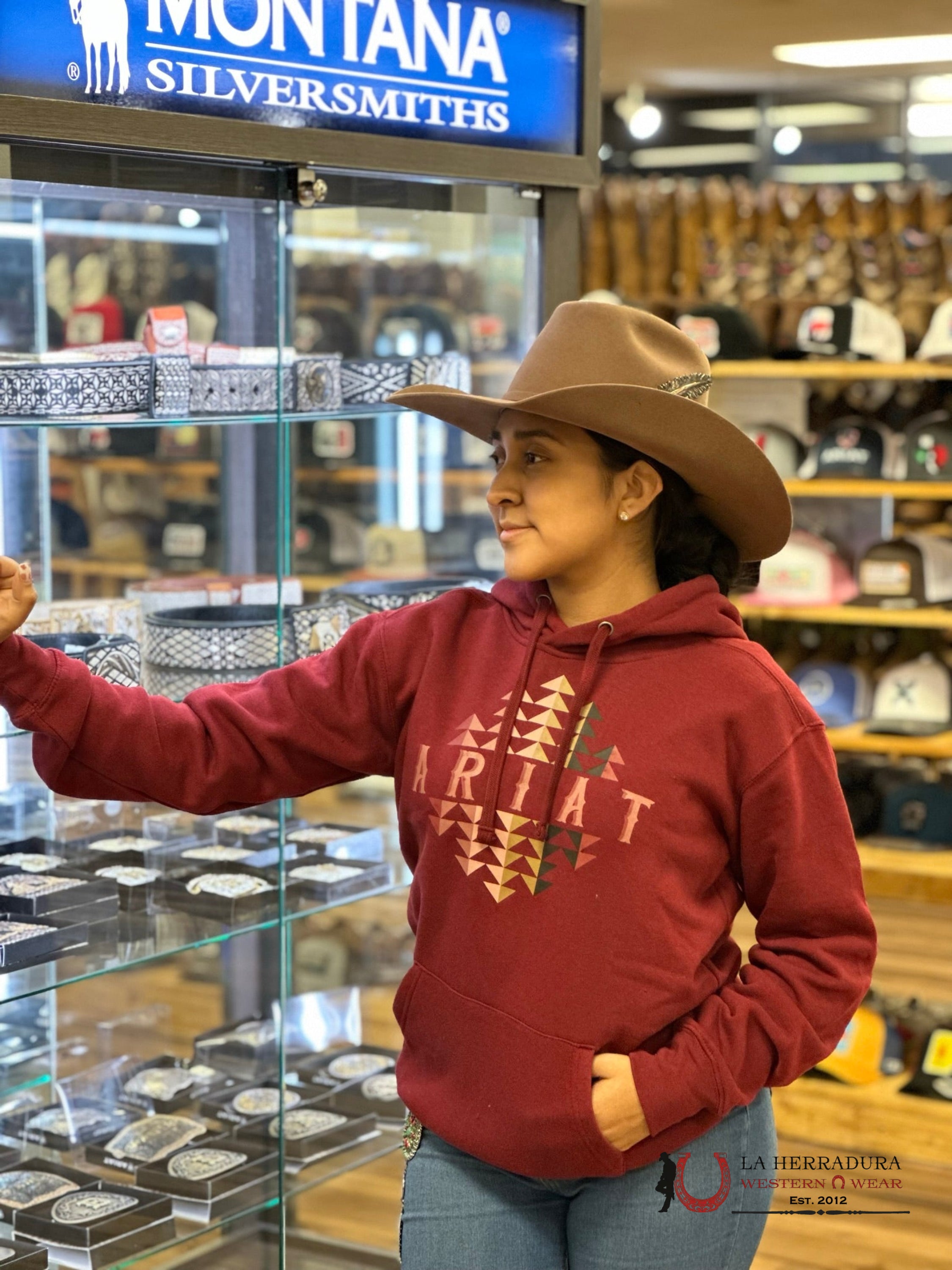 Real Beartooth Hood Rouge Red Ropa Mujeres