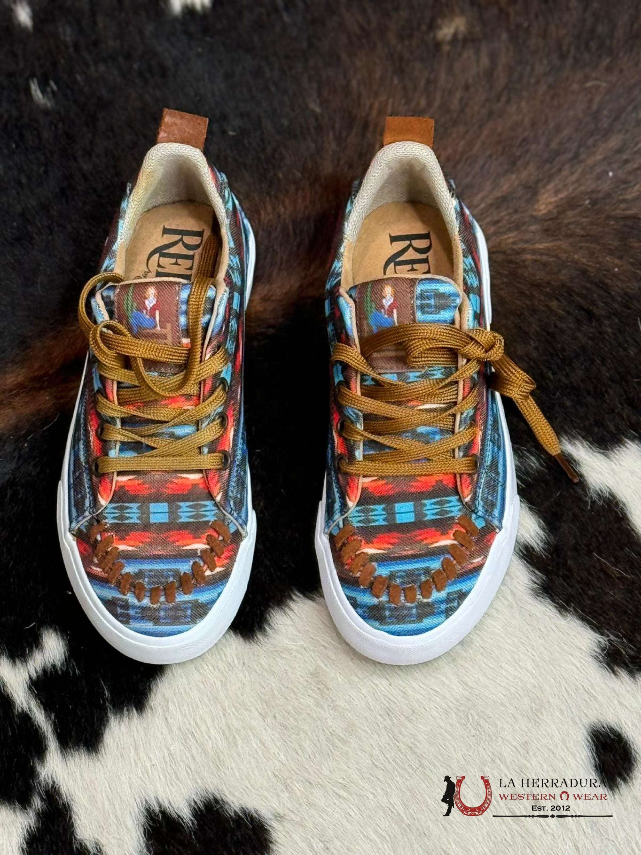 Reba Multi-Color Textile Arreba! Zapatos Mujeres