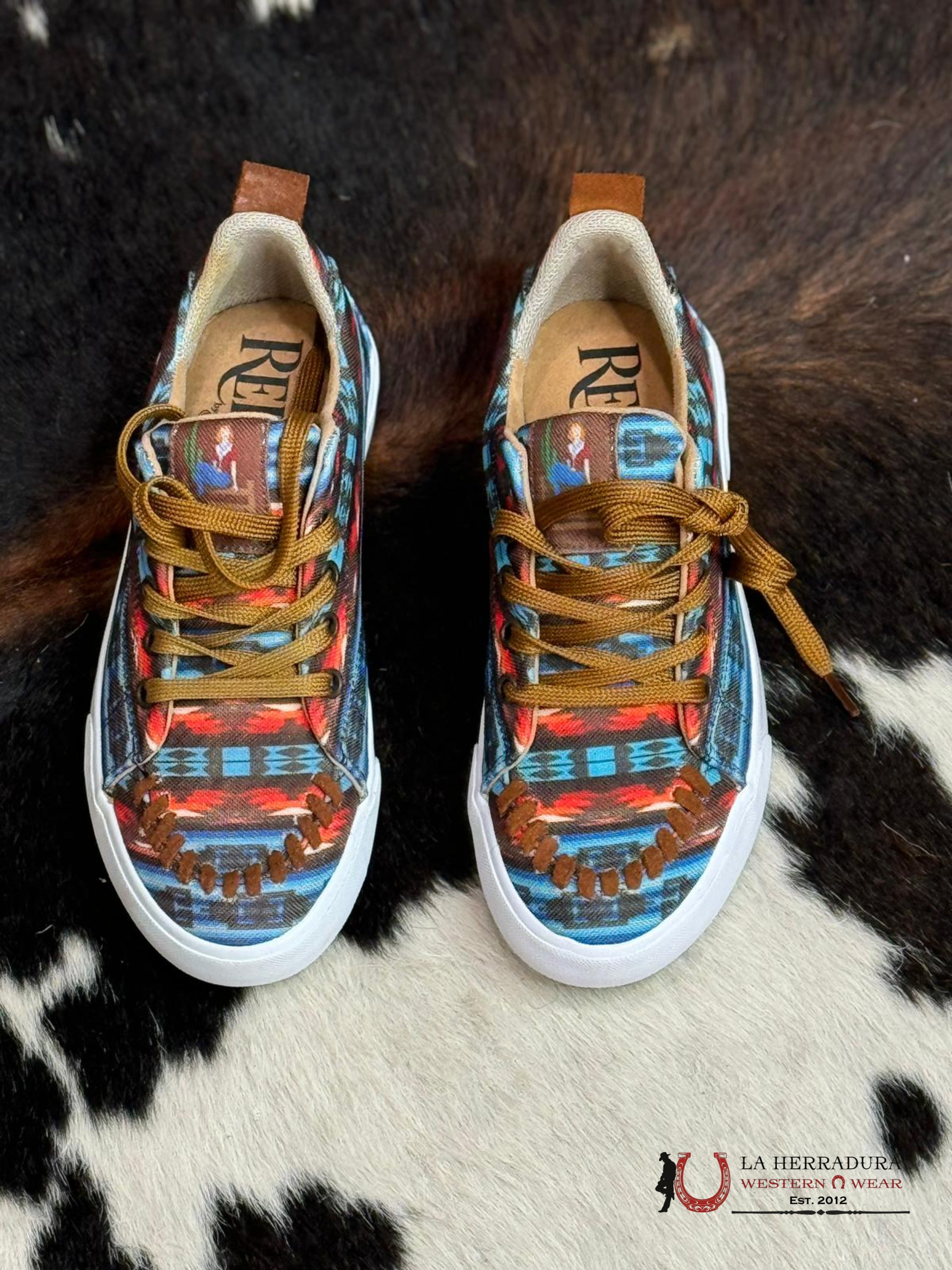 Reba Multi-Color Textile Arreba! Zapatos Mujeres