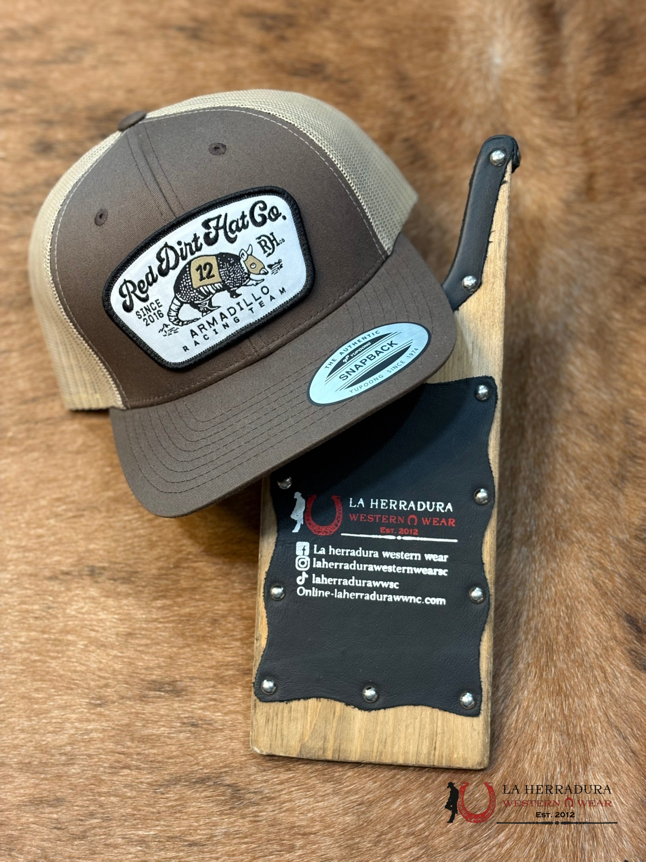 RED DIRT BROWN AND TAN CAPS MENS GORRAS HOMBRES