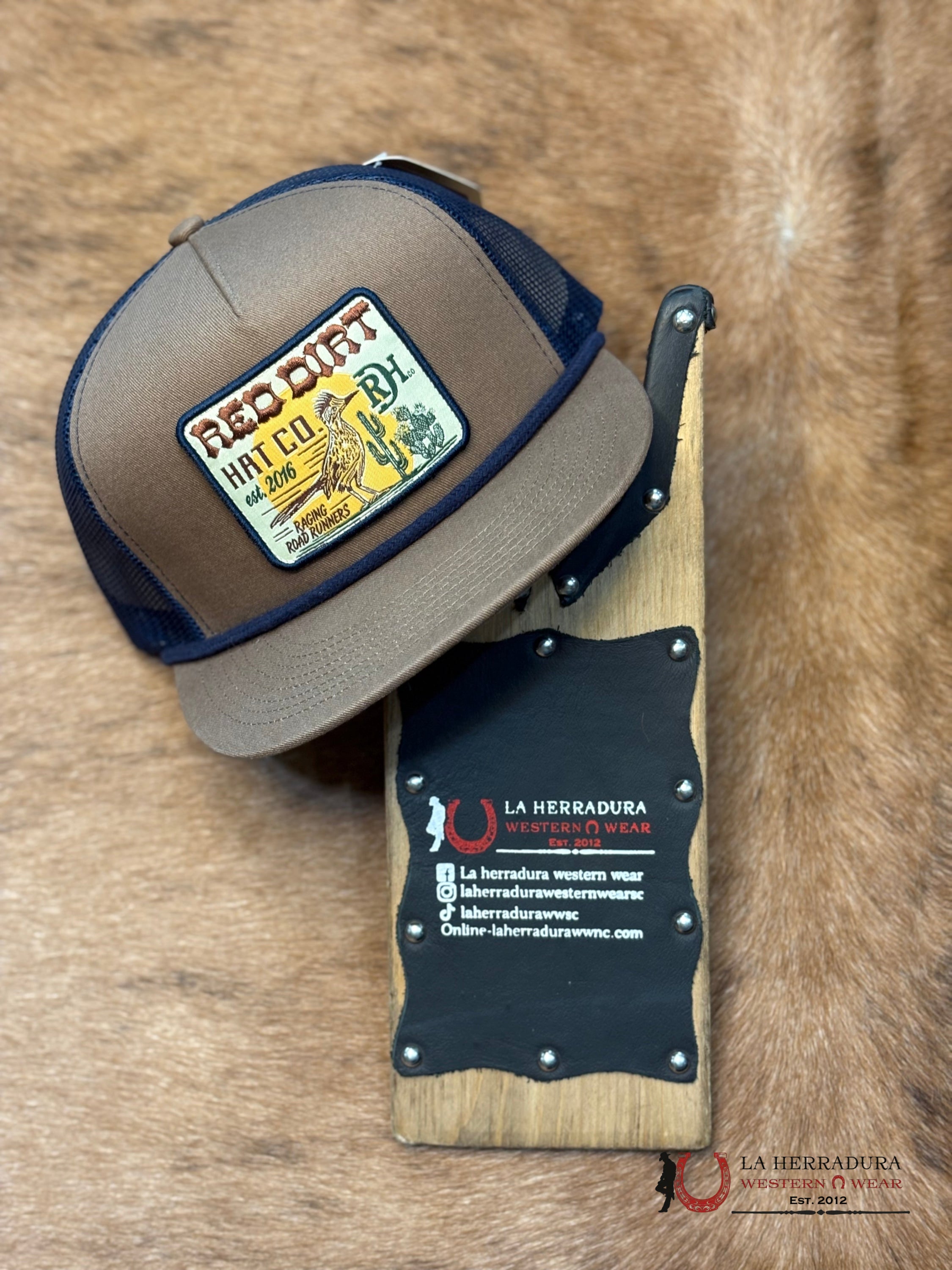 RED DIRT BROWN BLUE CAPS MENS GORRAS HOMBRES