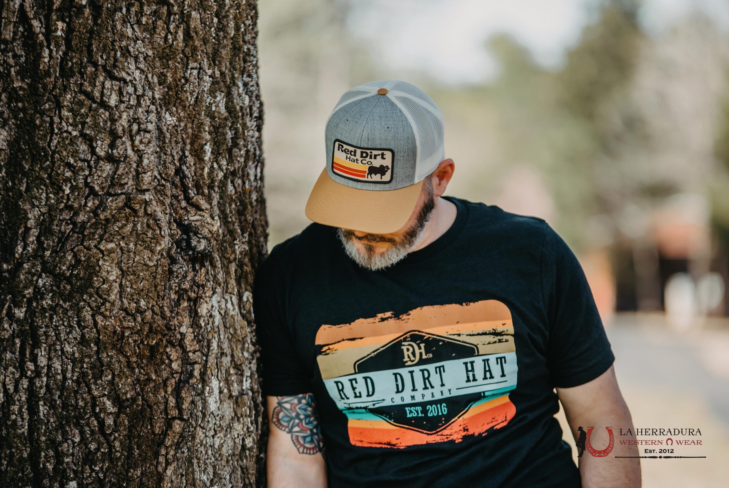 RED DIRT HAT CO. -ARMY PATCH CI8142000BLH1A1 ROPA HOMBRES